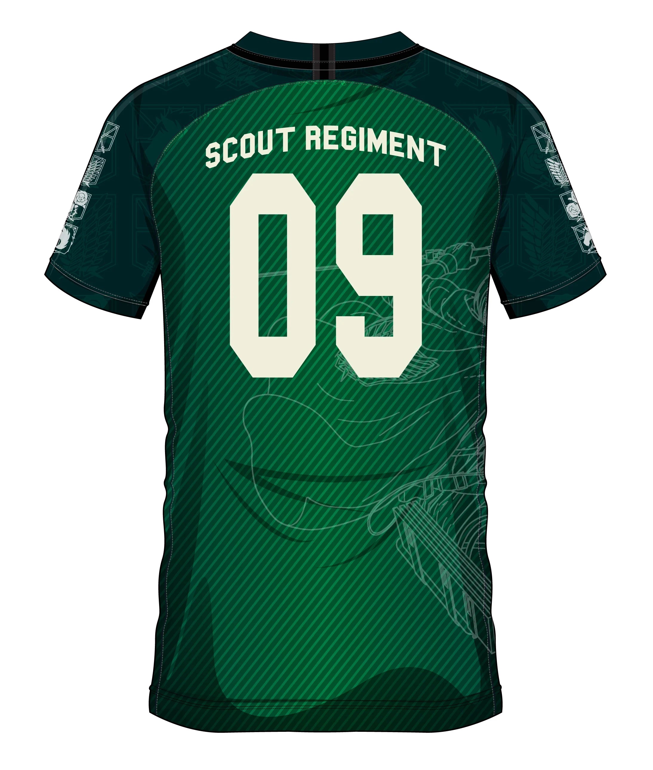 ATTACK ON TITAN - Scout Regiment 09 - Soccer Jersey Men (L)