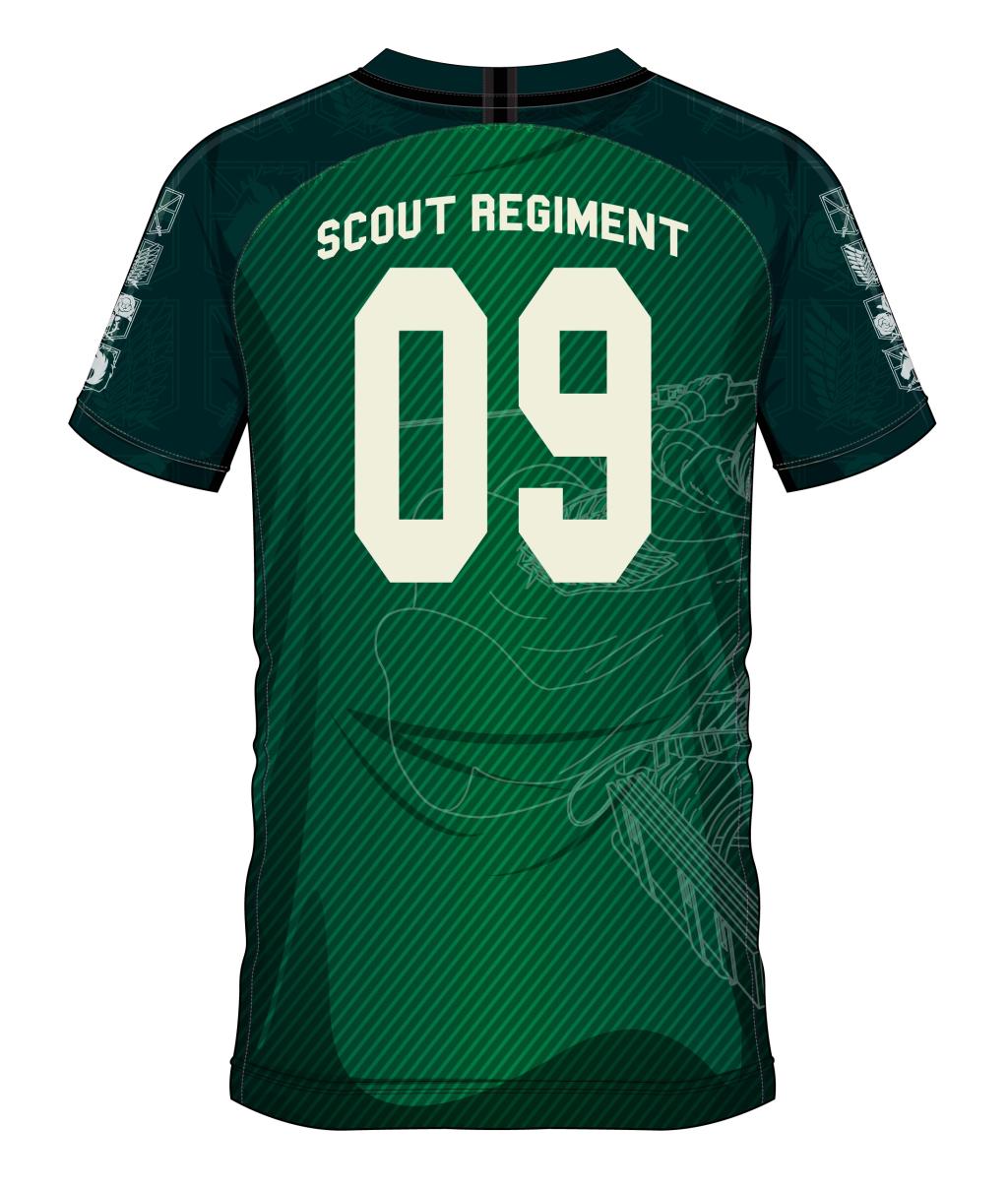 ATTACK ON TITAN - Scout Regiment 09 - Soccer Jersey Men (XXL)