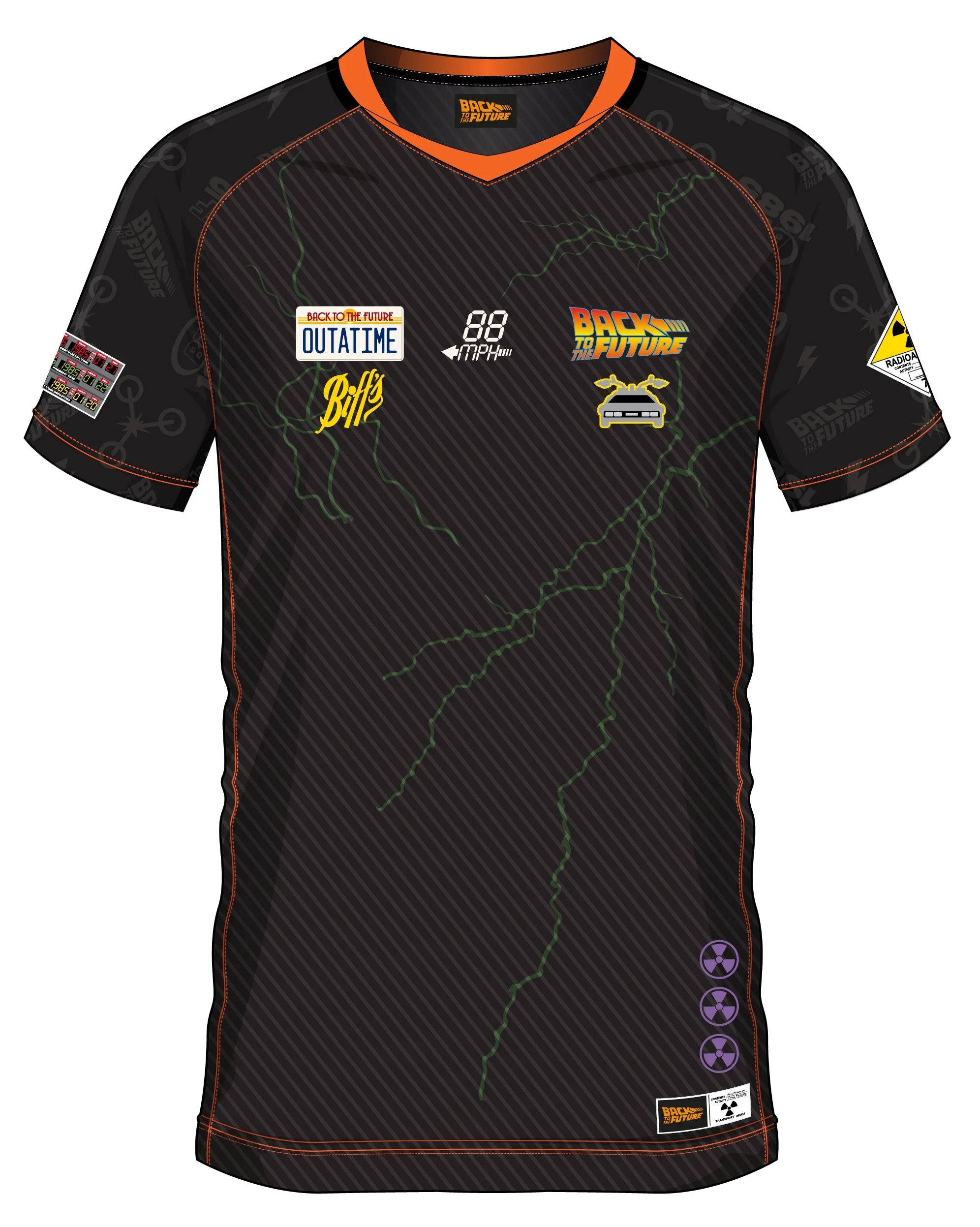 BACK TO THE FUTURE - Hey McFly 85 - Soccer Jersey Men (L)