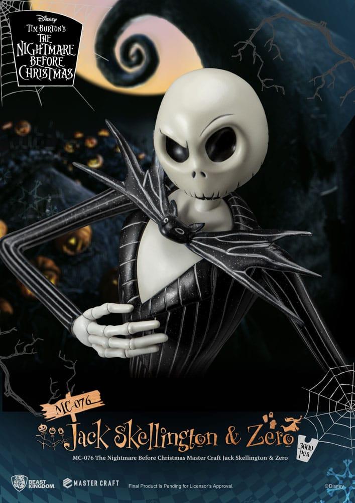 NBX - Jack Skellington & Zero - Statue Master Craft 39cm