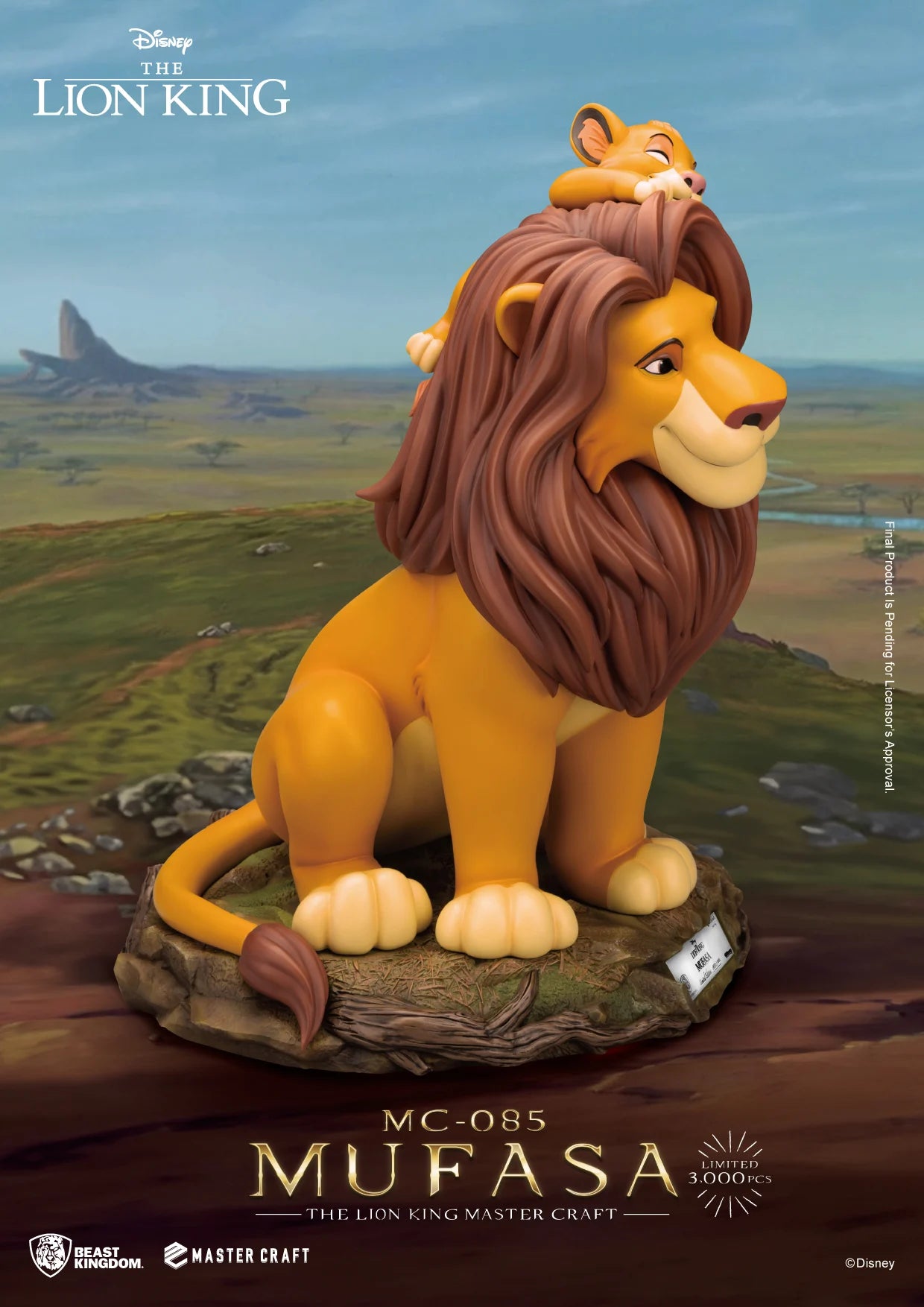 THE LION KING - Mufasa - Statue Master Craft 35.6cm