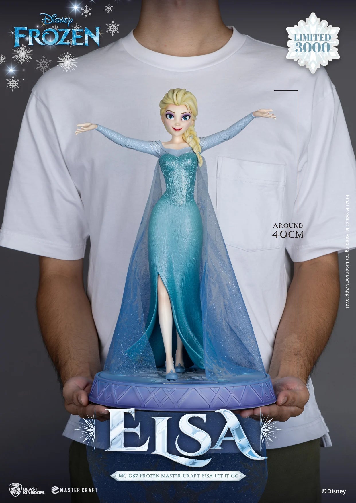 FROZEN - Elsa "Let It Go" - Statue Master Craft 40cm