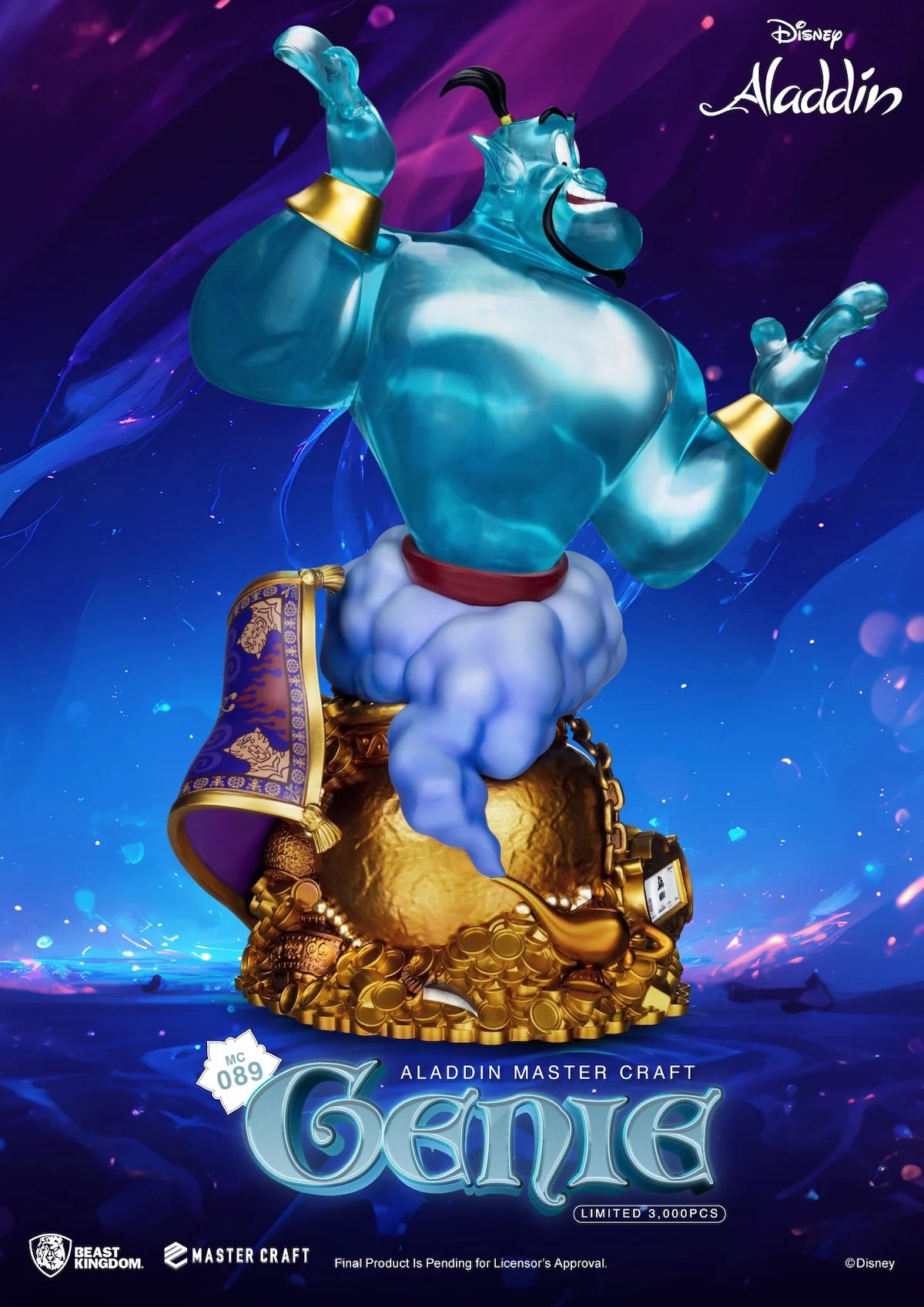 DISNEY ALADDIN - Genie - Statue Master Craft 42cm