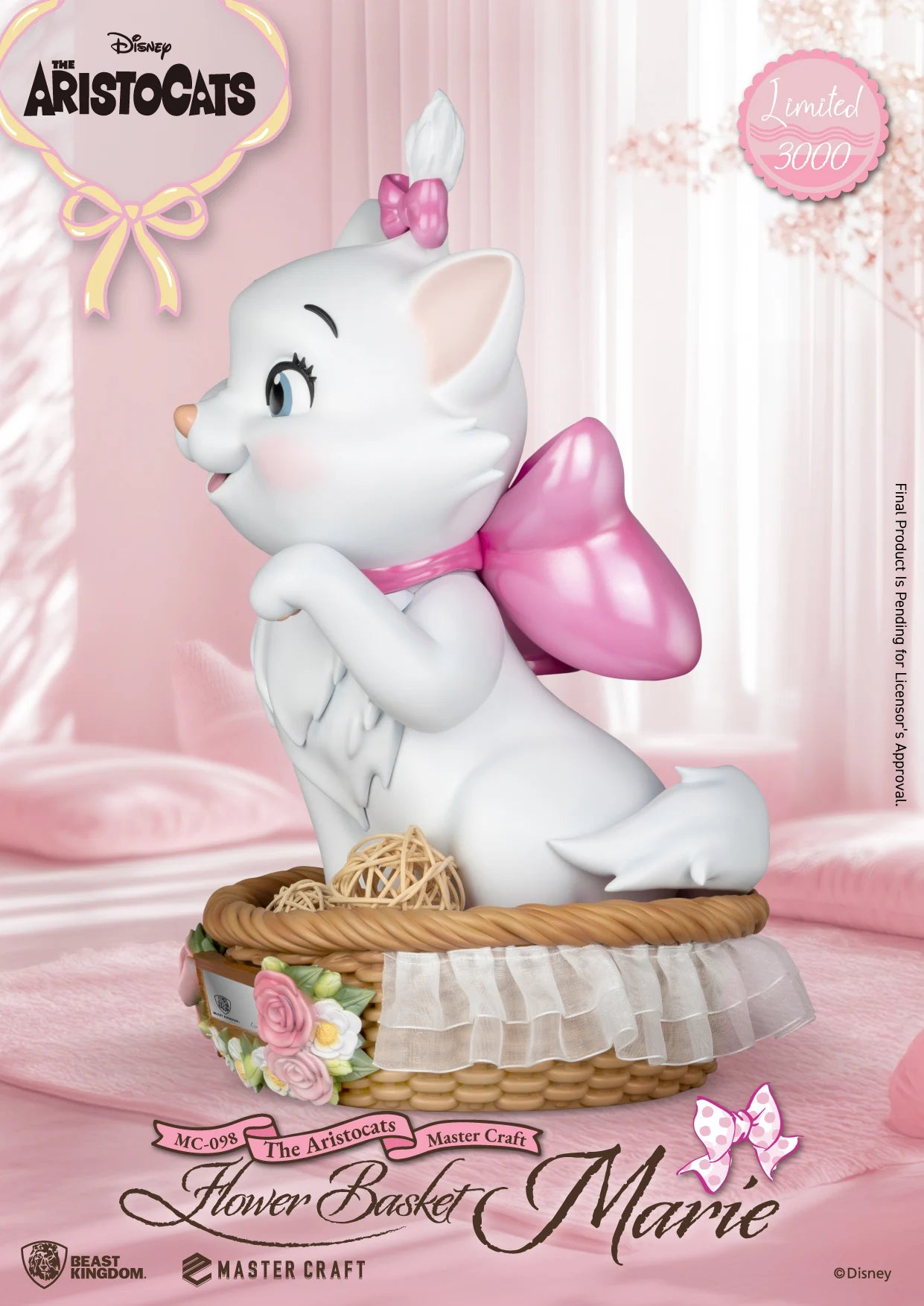THE ARISTOCATS - Flower Basket Marie - Statue Master Craft 32.9cm
