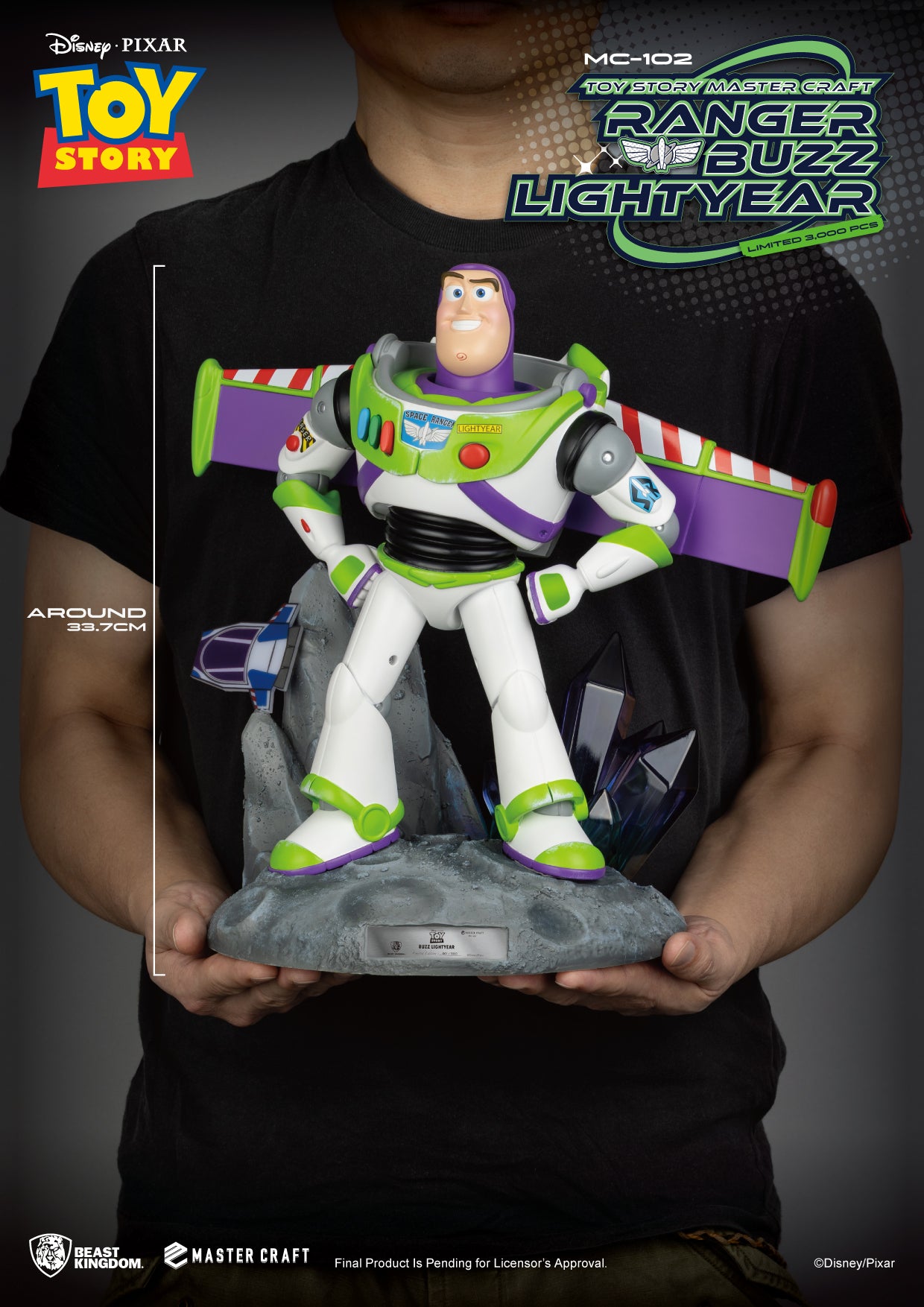 DISNEY - Toy Story Ranger Buzz - Statuette Master Craft 33 cm