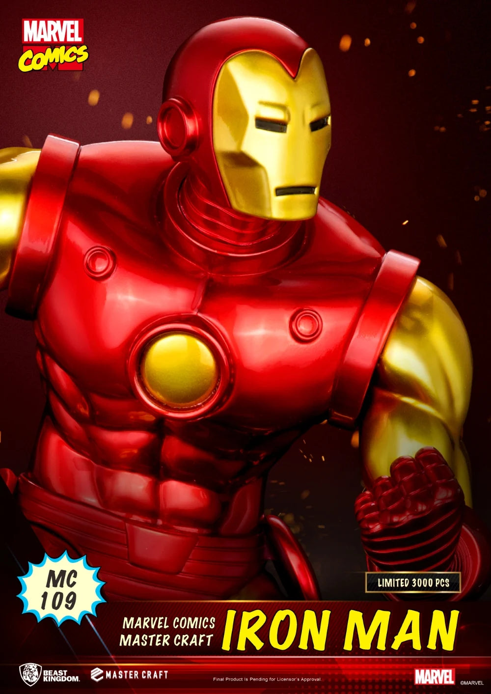 MARVEL - Iron Man "Comics" - Statue Master Craft 29.9cm