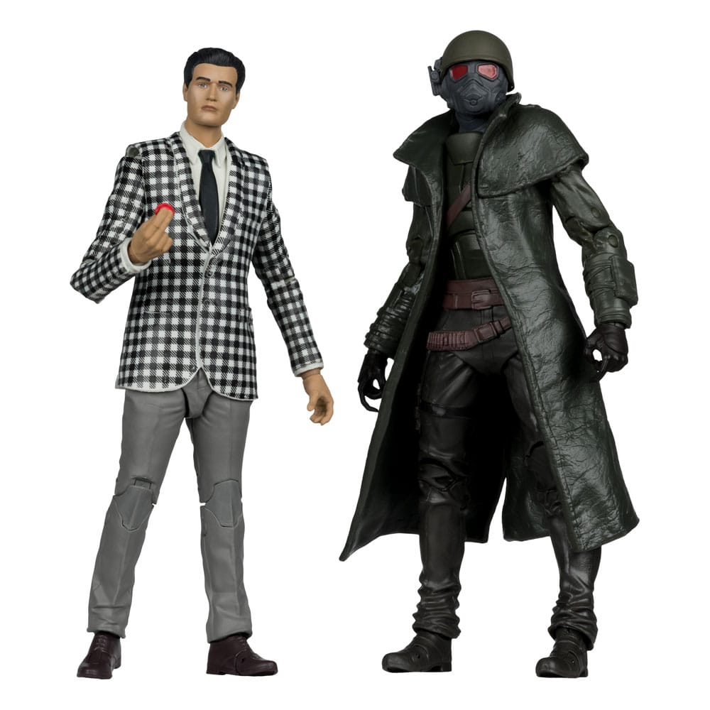 FALLOUT NEW VEGAS - Riot Ranger Armor & Benny - 2 Figure Set 18cm