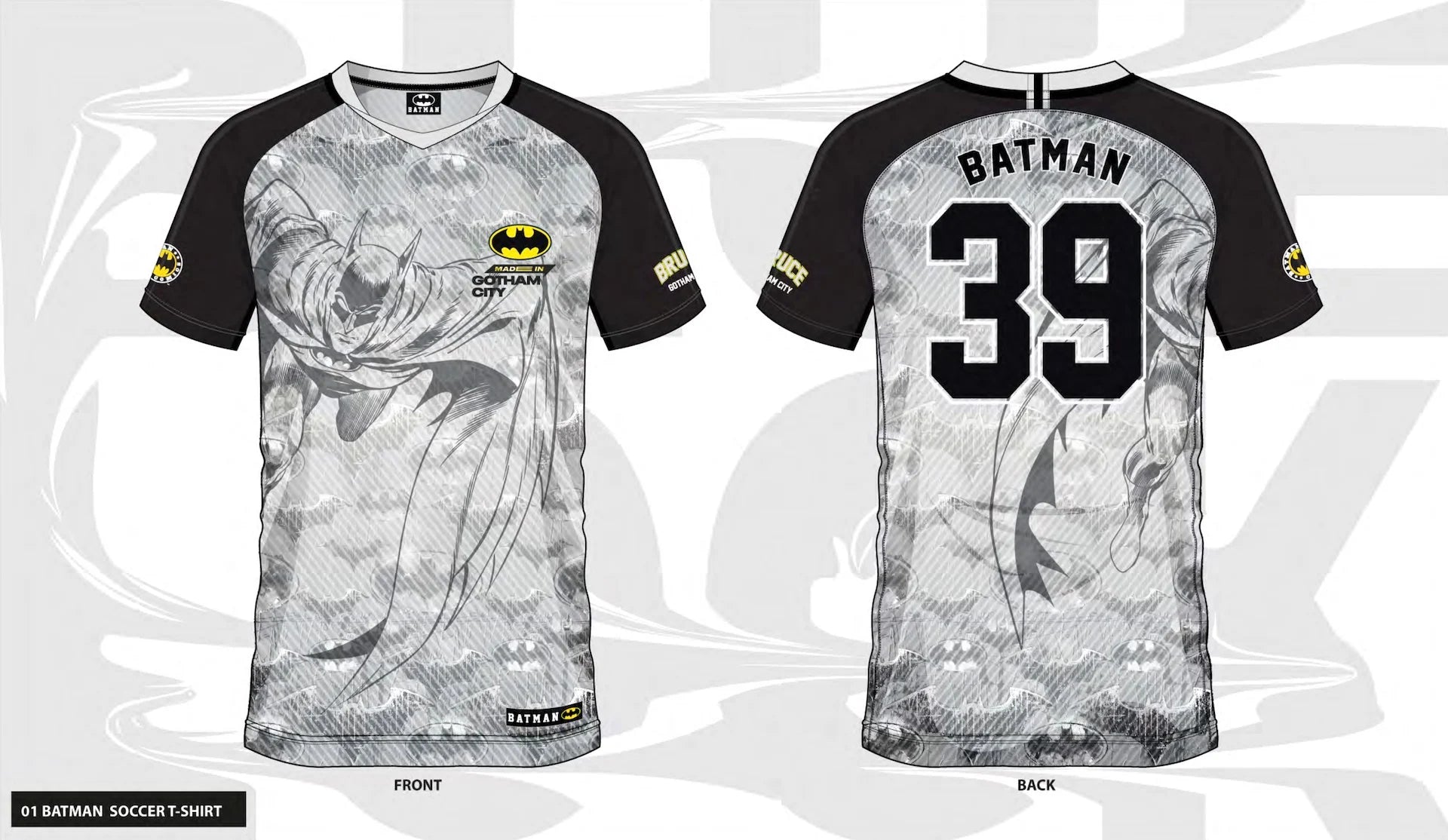 BATMAN - Batman 39 - Soccer Jersey Men (L)