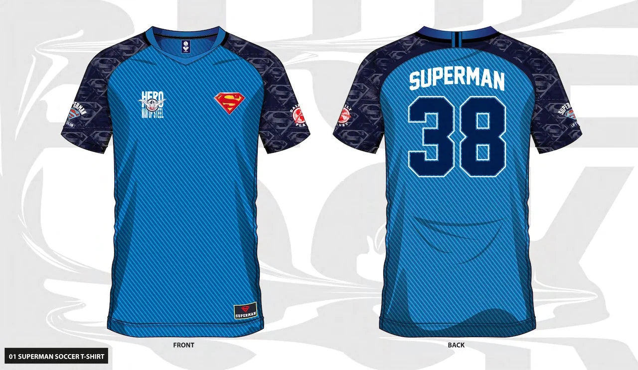 SUPERMAN - Superman 38 - Soccer Jersey Men (M)