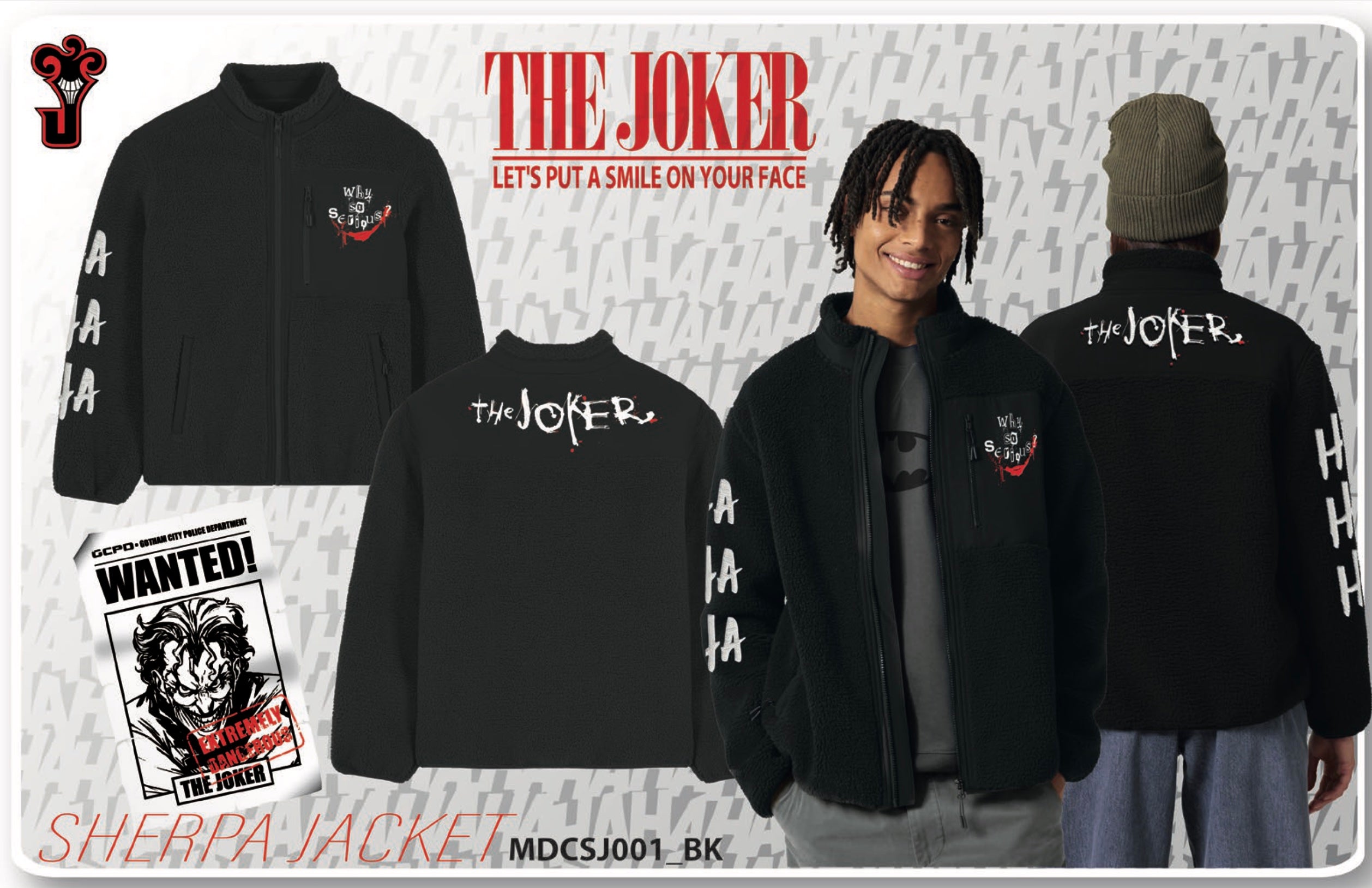 DC - The Joker - Sherpa Jacket (XXL)