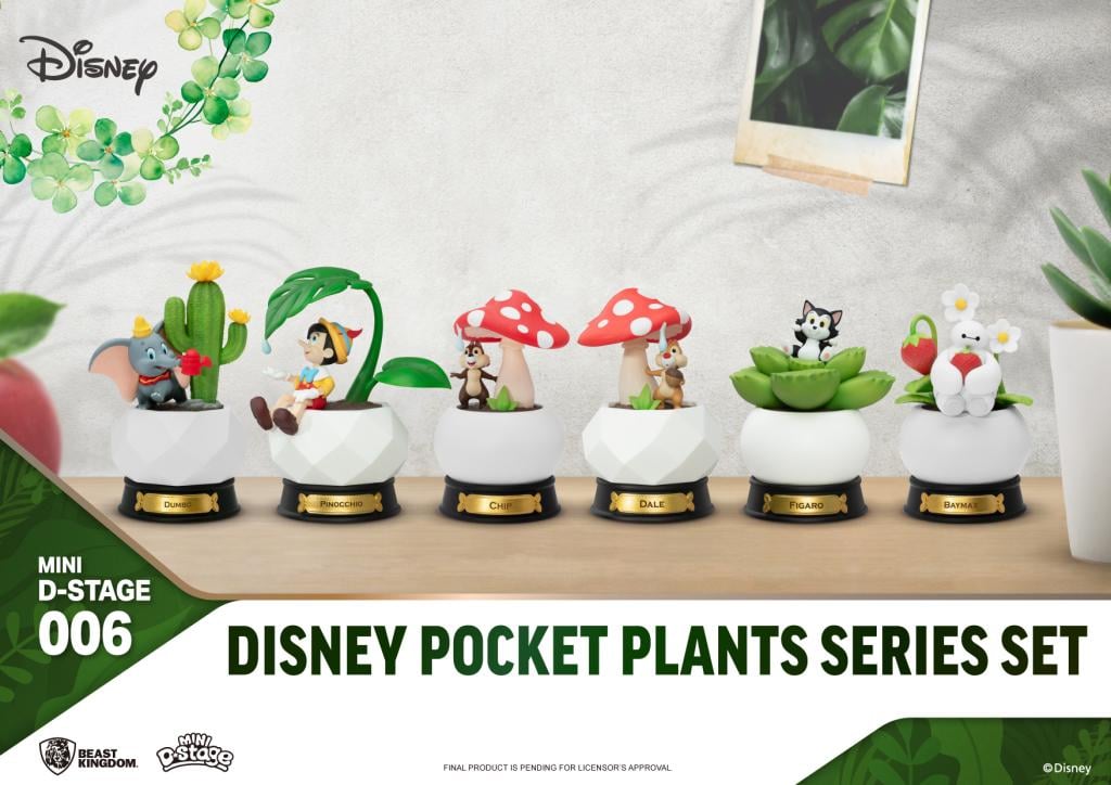 DISNEY - Pocket Plant Series - Pack 6 Mini D-Stage 10cm