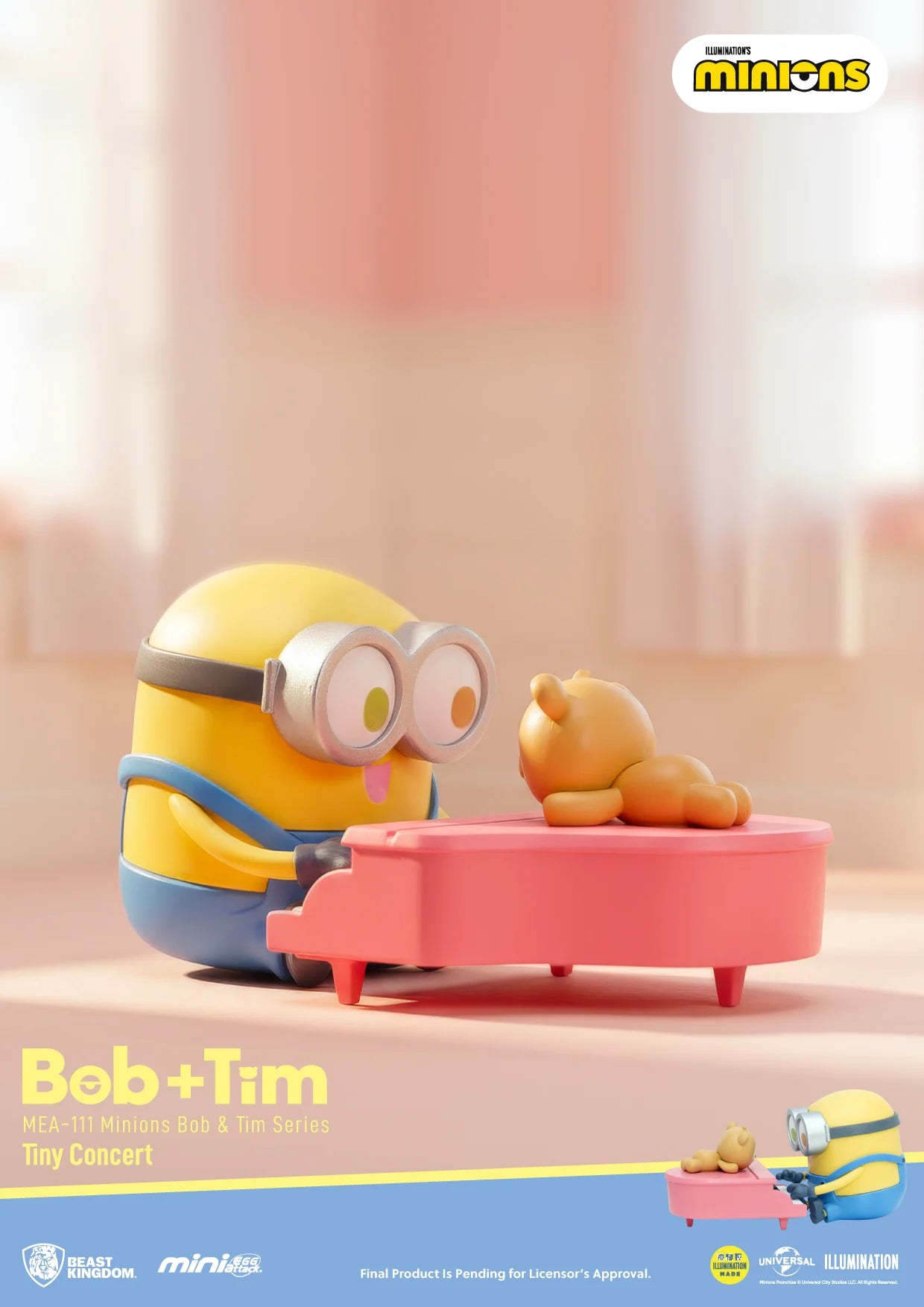 MINIONS - Bob & Tim Series - Blind Box Set 6 Figure 6.3cm