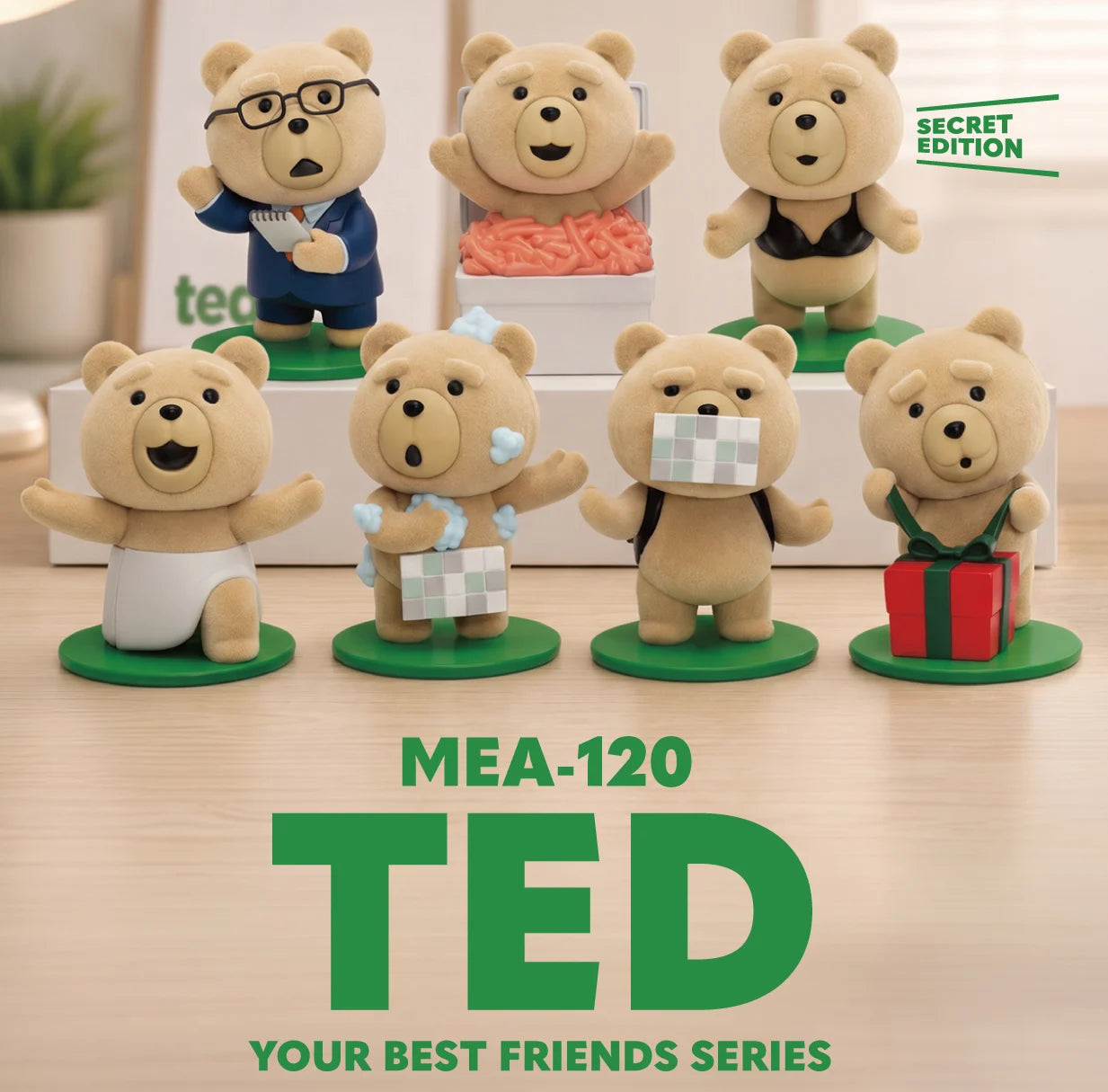 TED - Ted Your Best Friends Series - Set 6 Figure 8 cm