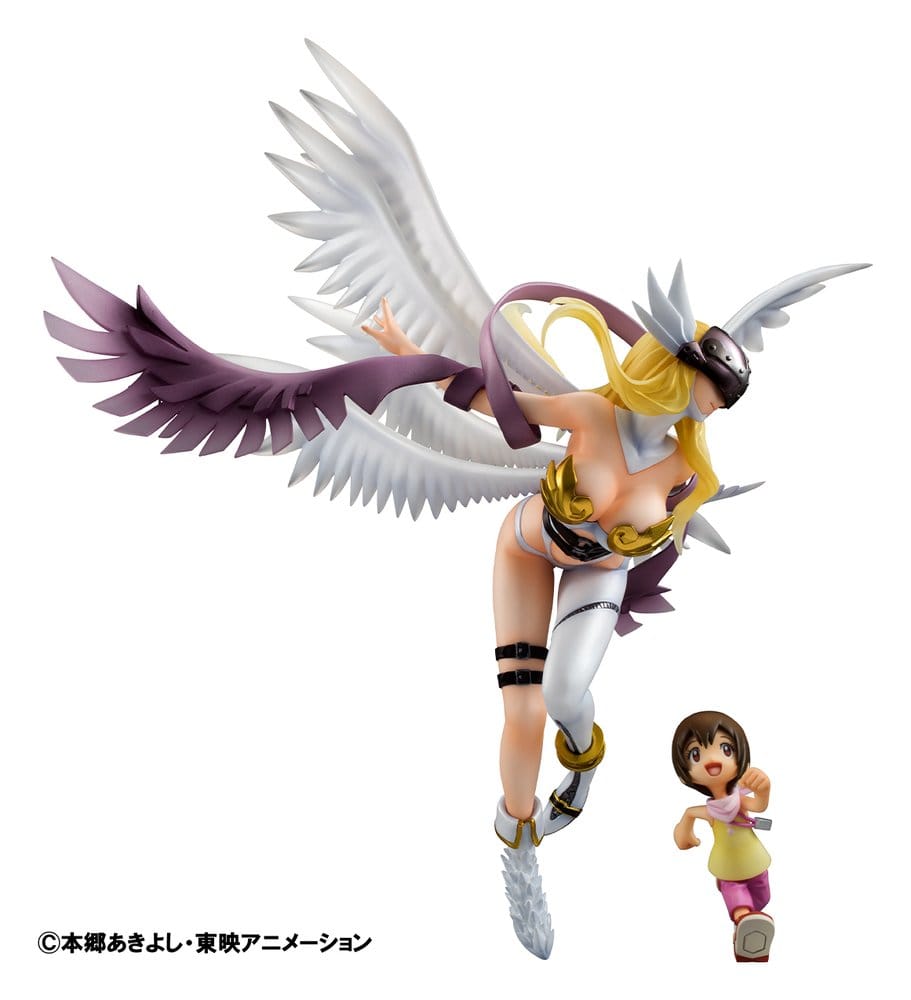 DIGIMON - Angewomon & Hikari Yagami - Statue G.E.M. 22cm
