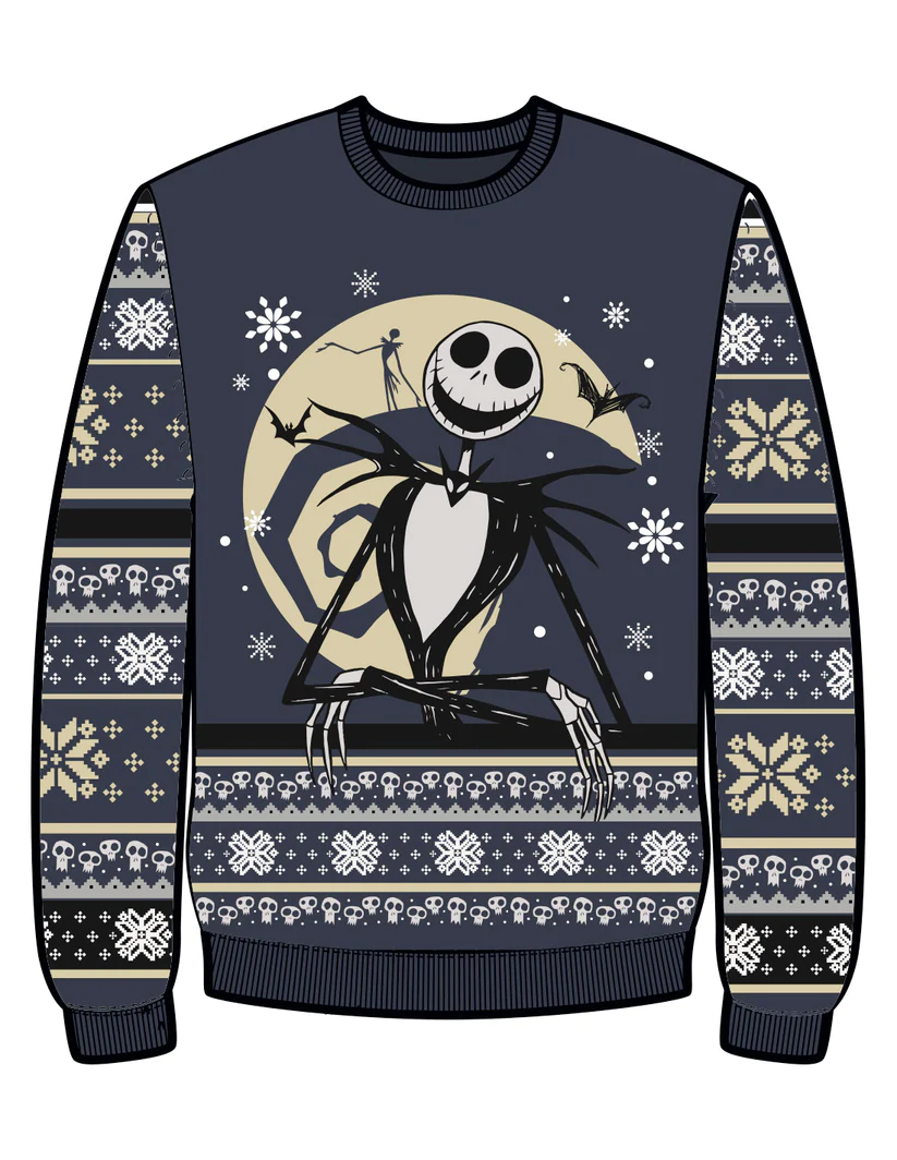NIGHTMARE BEFORE CHRISTMAS - Jack - Men Christmas Sweaters (XXL)