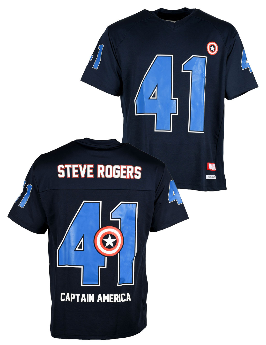 MARVEL - Captain America - T-Shirt Sports US Replica unisex (XXL)