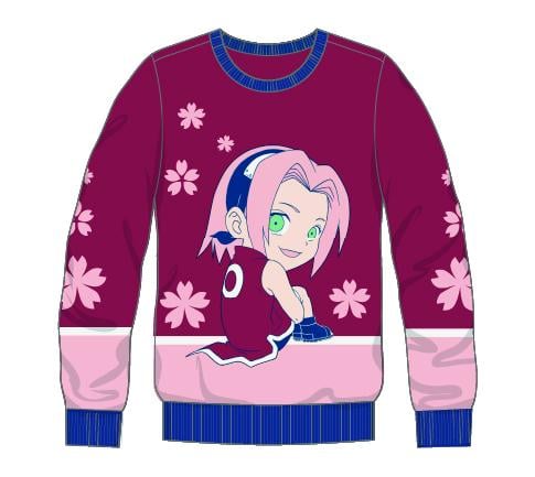 NARUTO - Sakura - Men Christmas Sweaters (L)