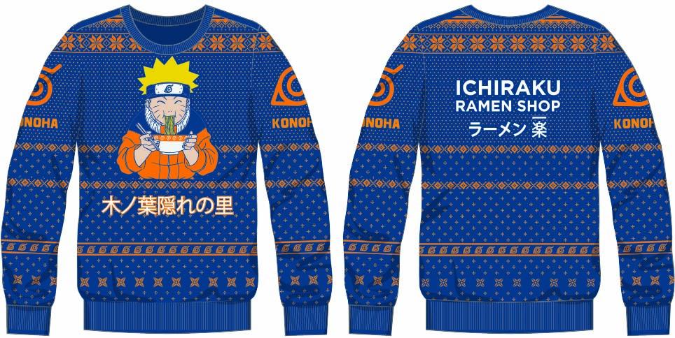 NARUTO - Ichiraku Ramen Shop - Men Christmas Sweaters (M)