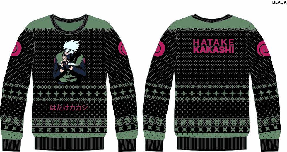 NARUTO - Kakashi - Men Christmas Sweaters (XXL)
