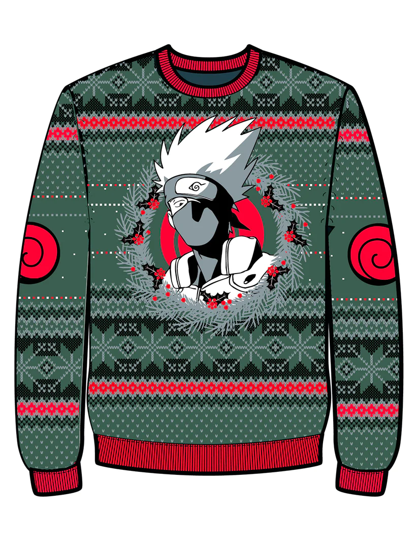 NARUTO - Kakashi - Men Christmas Sweaters (L)