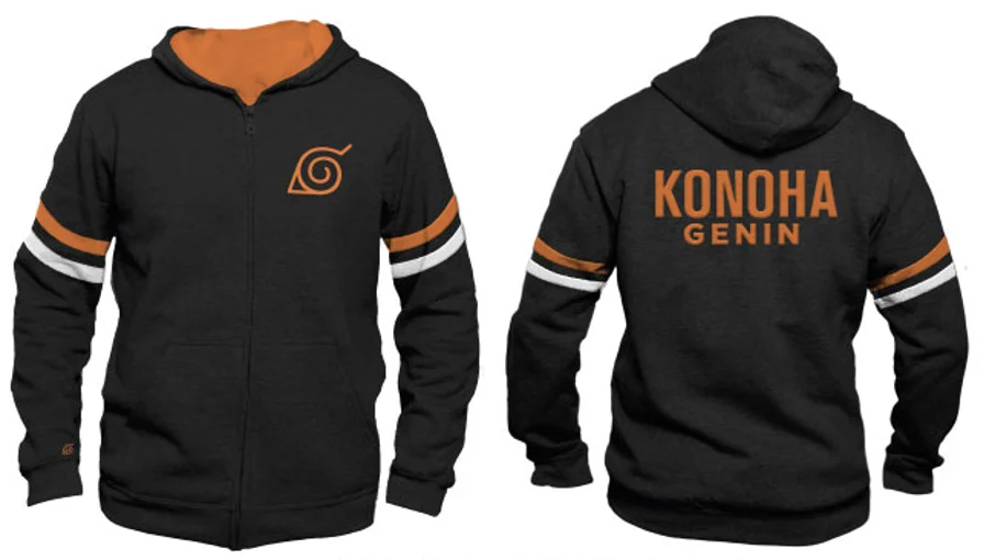 NARUTO - Konoha Genin - Hooded Sweat (XL)