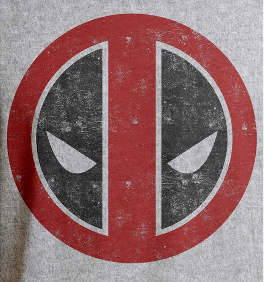 MARVEL - T-Shirt Deadpool Distress Logo (XXL)