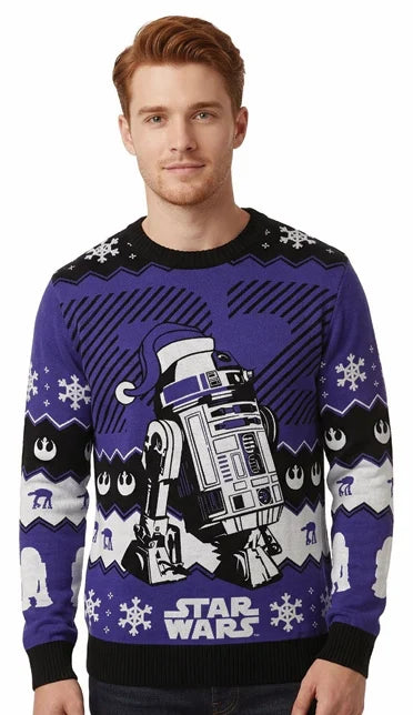 STAR WARS - R2-D2 - Men Christmas Sweaters (M)