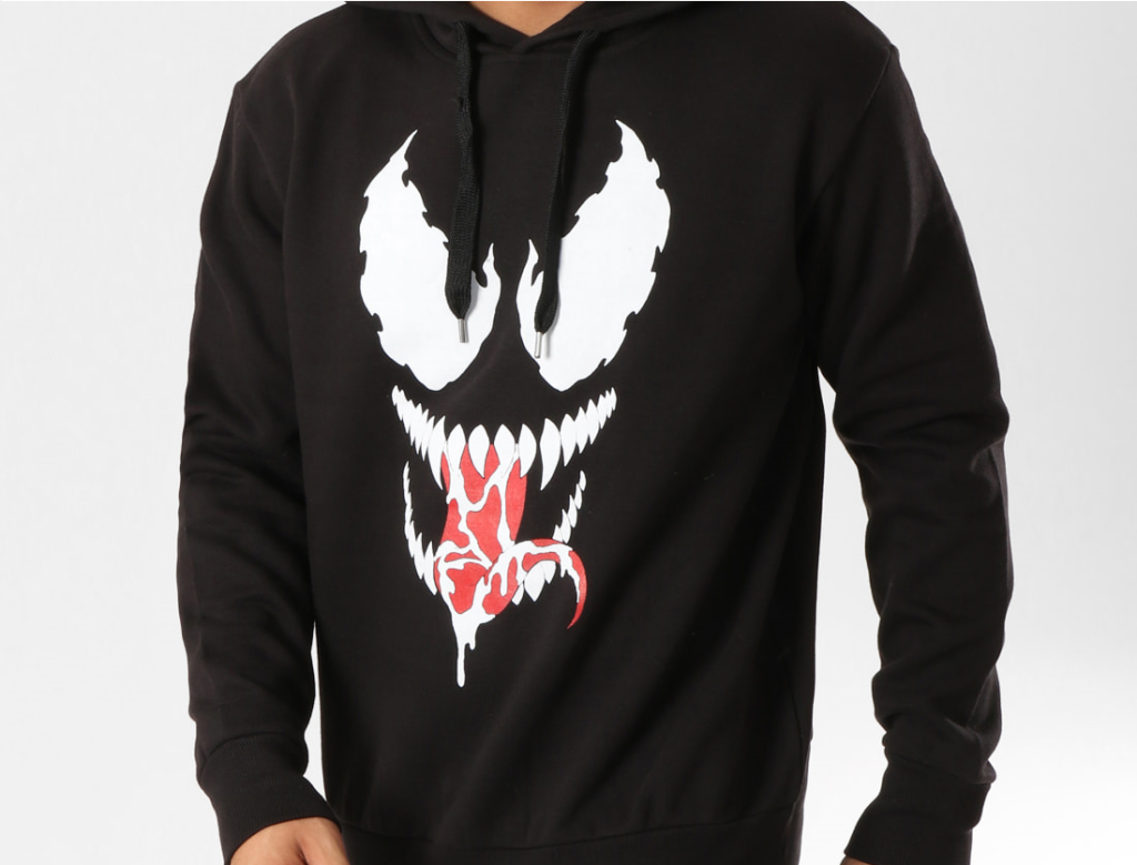 MARVEL - Dark Venom Face - Men Sweat-Shirt (XXL)