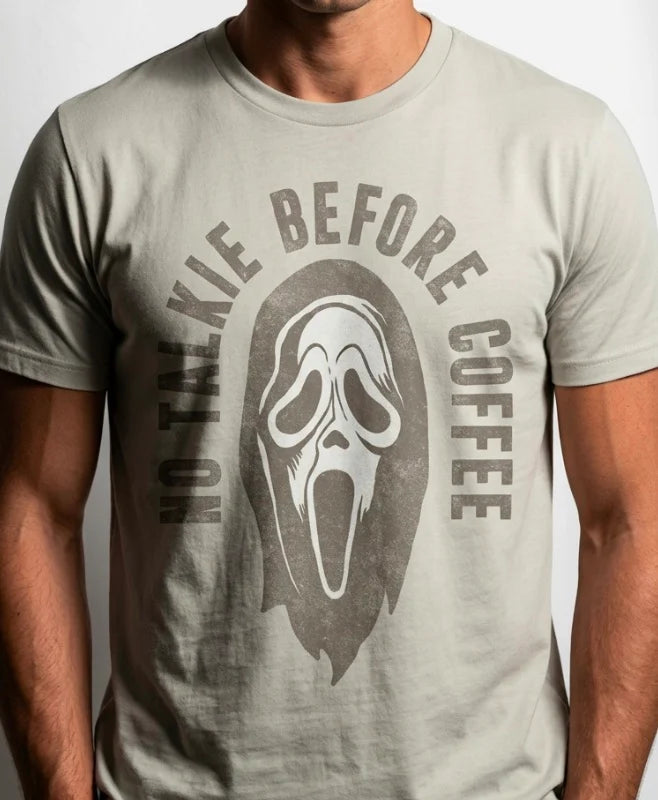 SCREAM - No talk before coffee - T-Shirt (XXL)