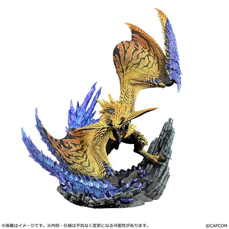 MONSTER HUNTER - Shining Thunder Wyvern Rey Dau - Statue 28cm