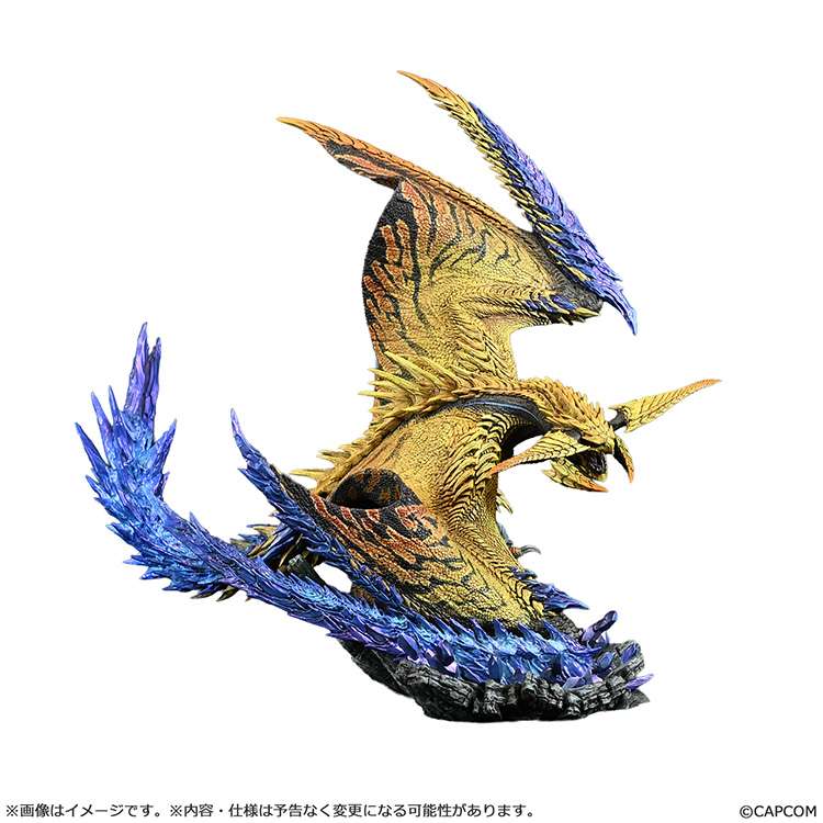 MONSTER HUNTER - Shining Thunder Wyvern Rey Dau - Statue 28cm