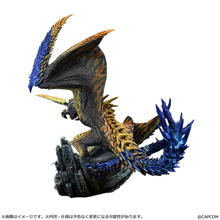 MONSTER HUNTER - Shining Thunder Wyvern Rey Dau - Statue 28cm