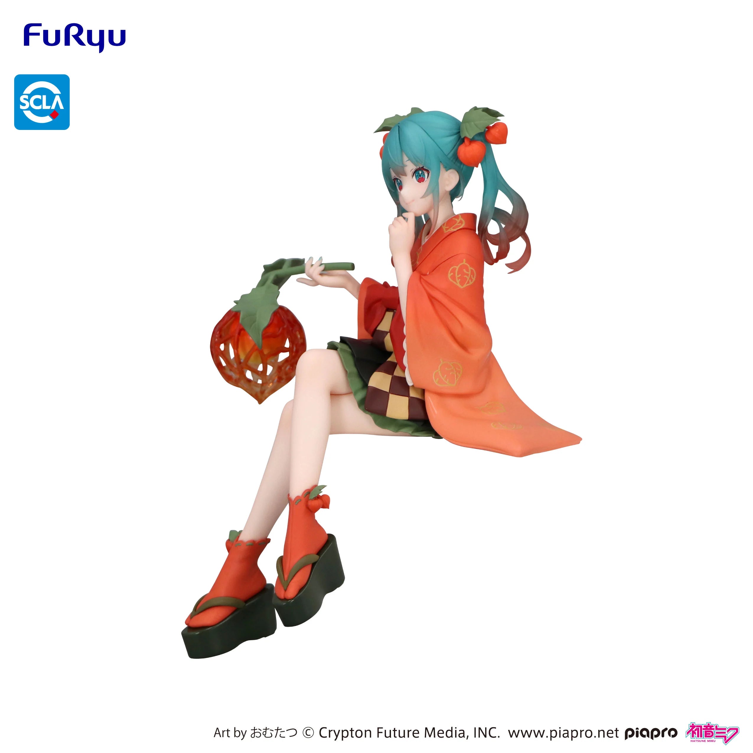 HATSUNE MIKU - Flower Fairy Winter - Statue Noodle Stopper 15cm