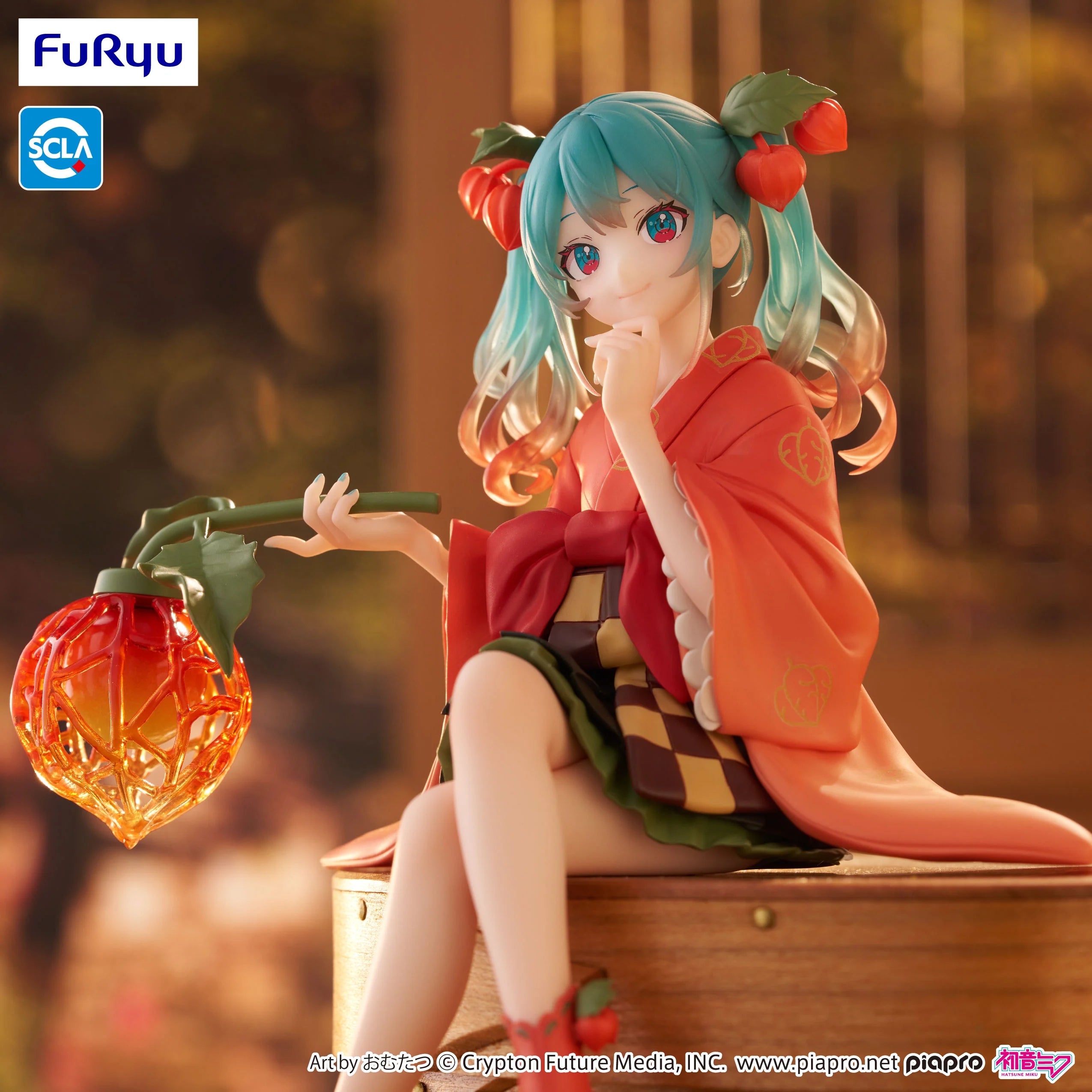 HATSUNE MIKU - Flower Fairy Winter - Statue Noodle Stopper 15cm