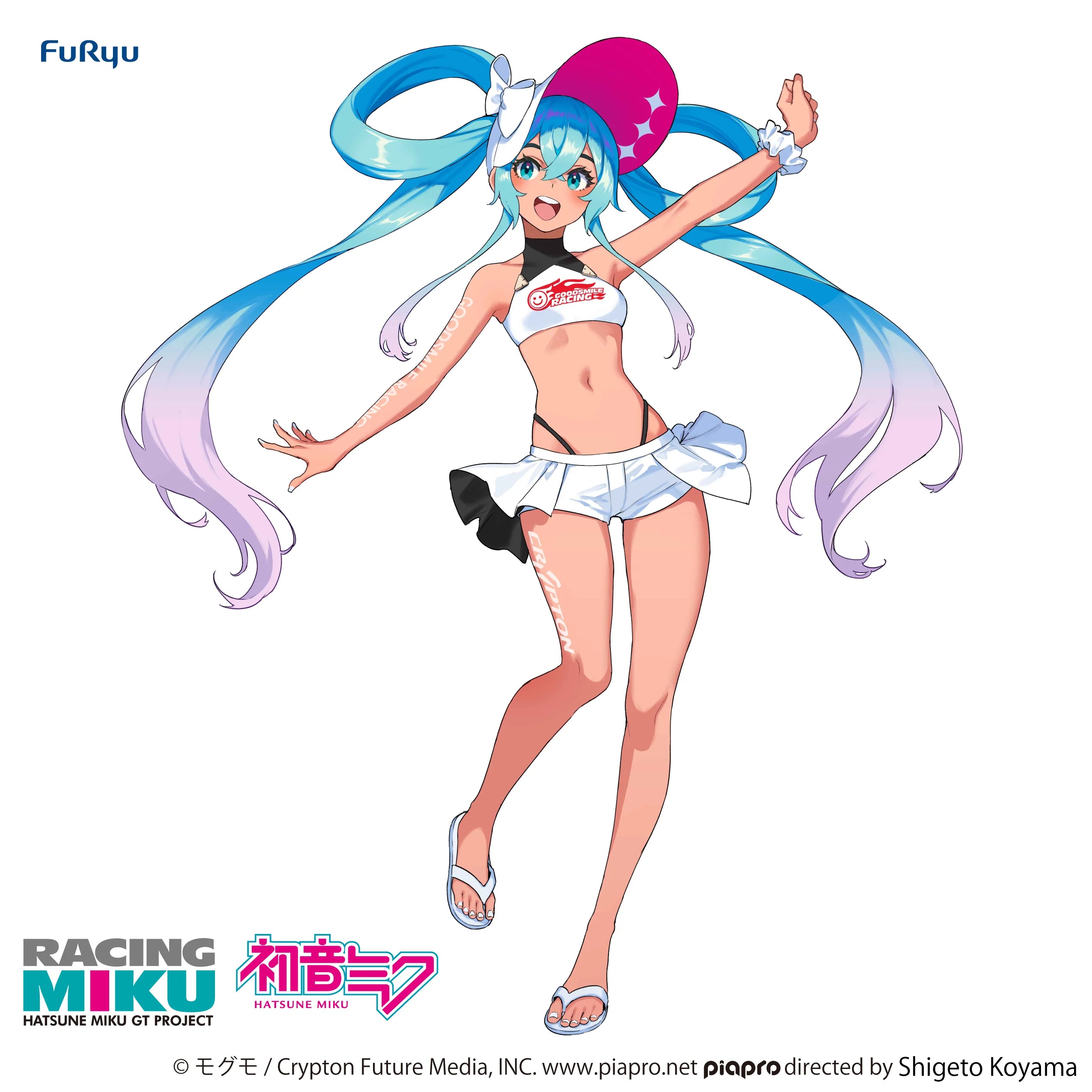 HATSUNE MIKU - Racing Miku 2024 Summer - Statue Trio-Try-It 21cm