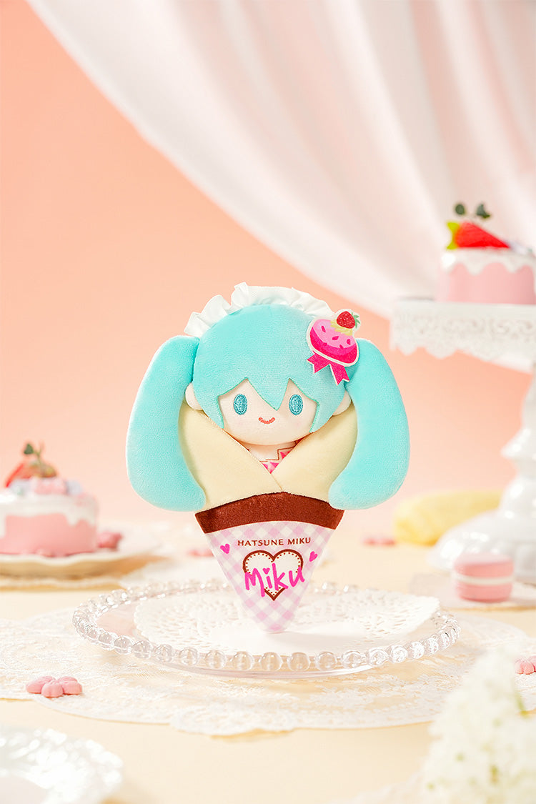 HATSUNE MIKU - Crêpe Mascot B - Keychain Pouch 15x17cm