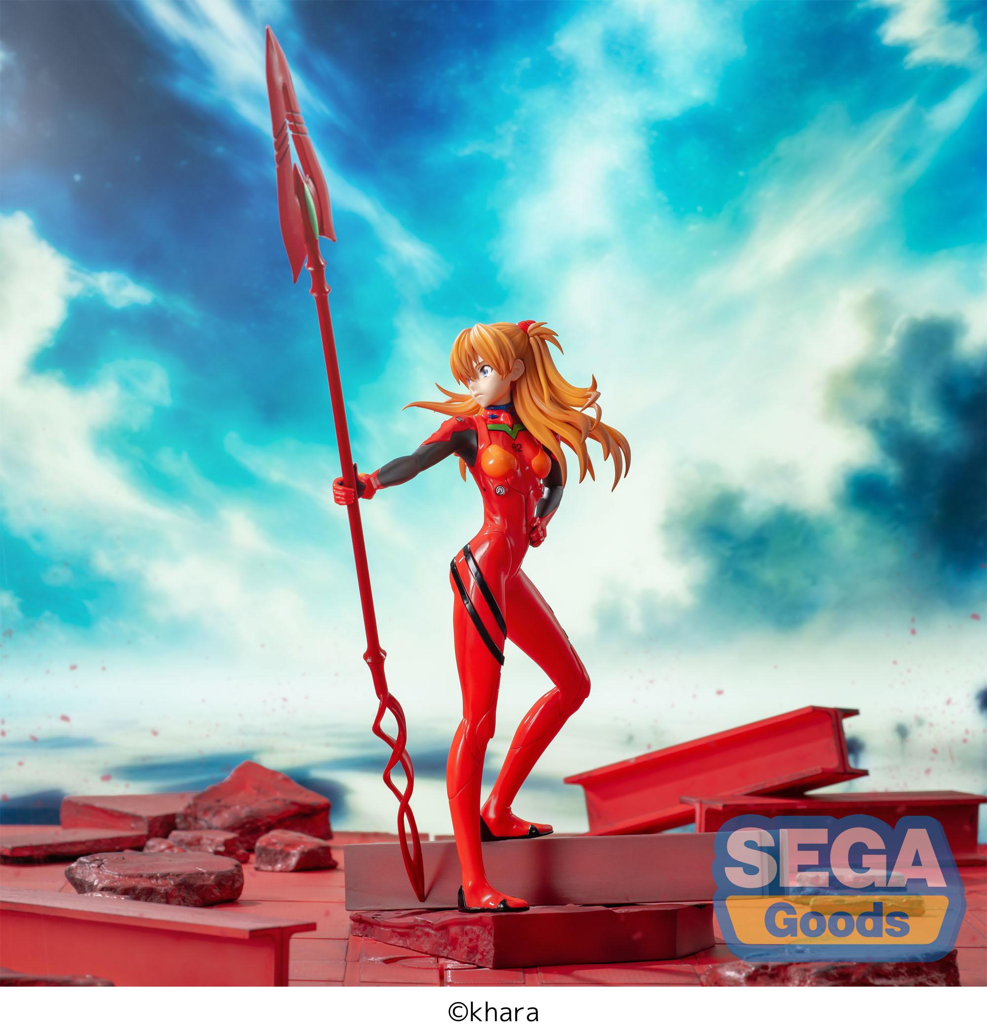 EVANGELION - Asuka X Spear of Cassius - Figure Luminasta 20cm