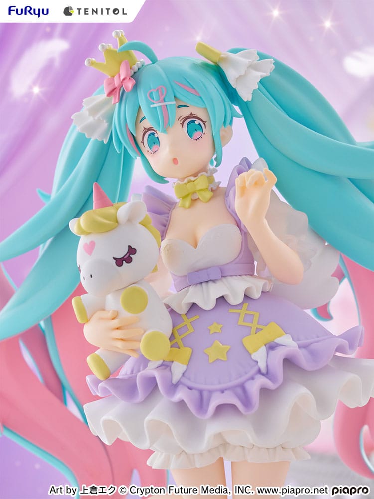 HATSUNE MIKU - Yumekawa Lavender - Statue Tenitol 21cm