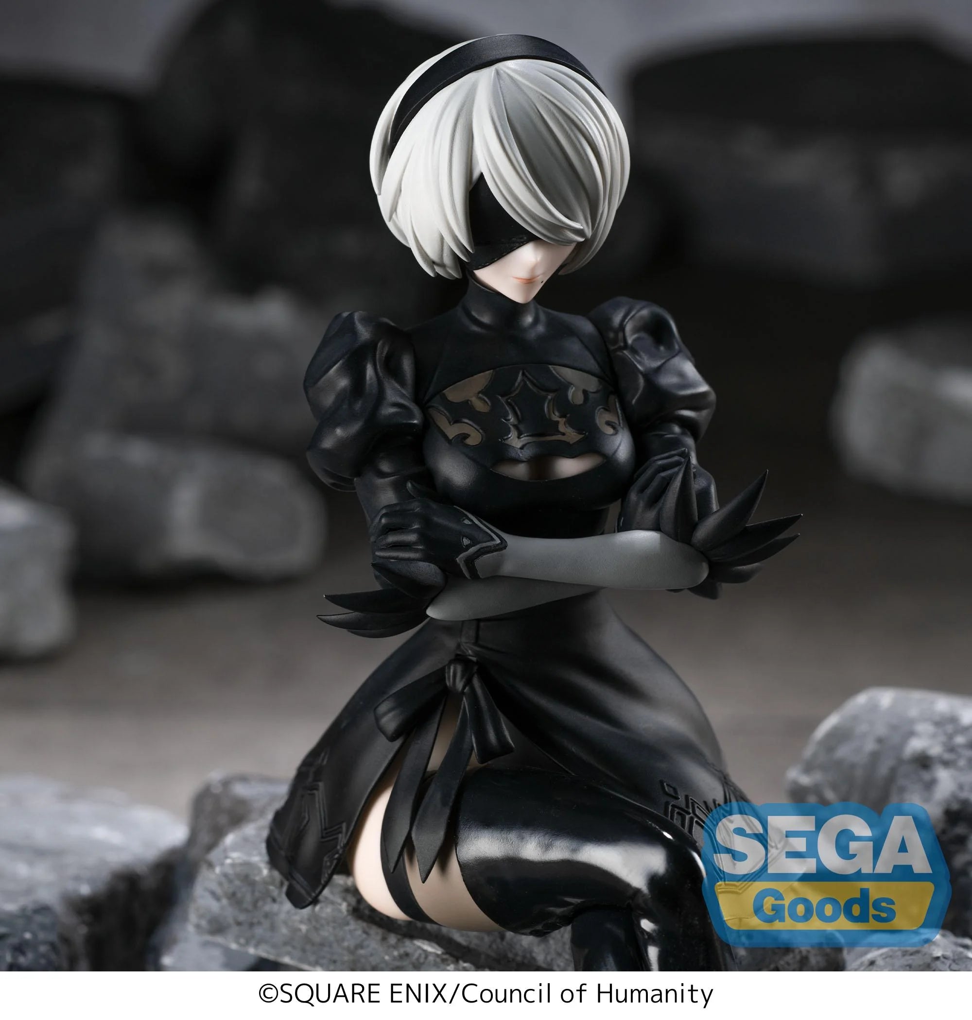 NIER AUTOMATA VER 1.1A - 2B - Statue PM Perching 13cm