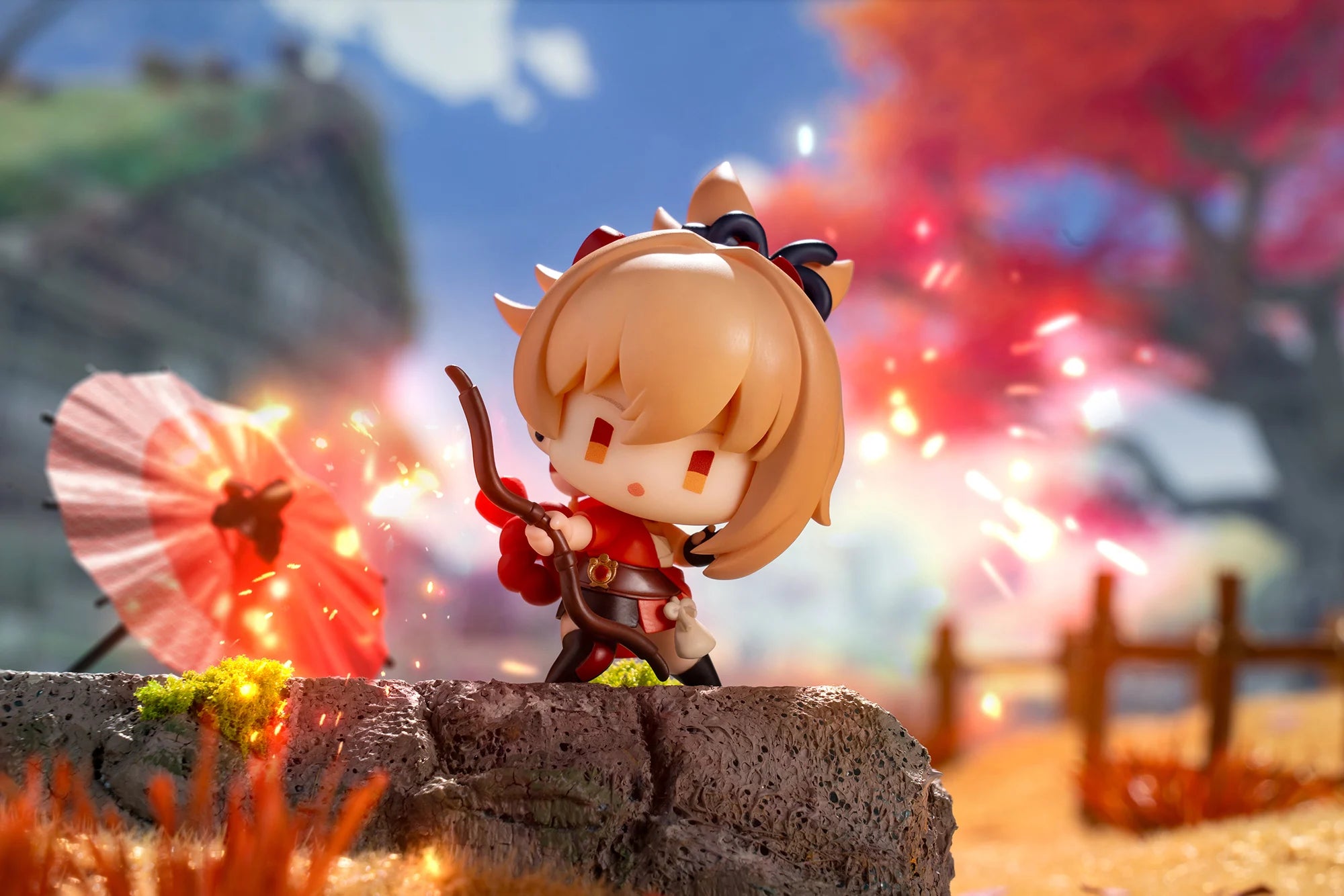 GENSHIN IMPACT - Gallant statues of battlefield - 6 Figure Set 10cm