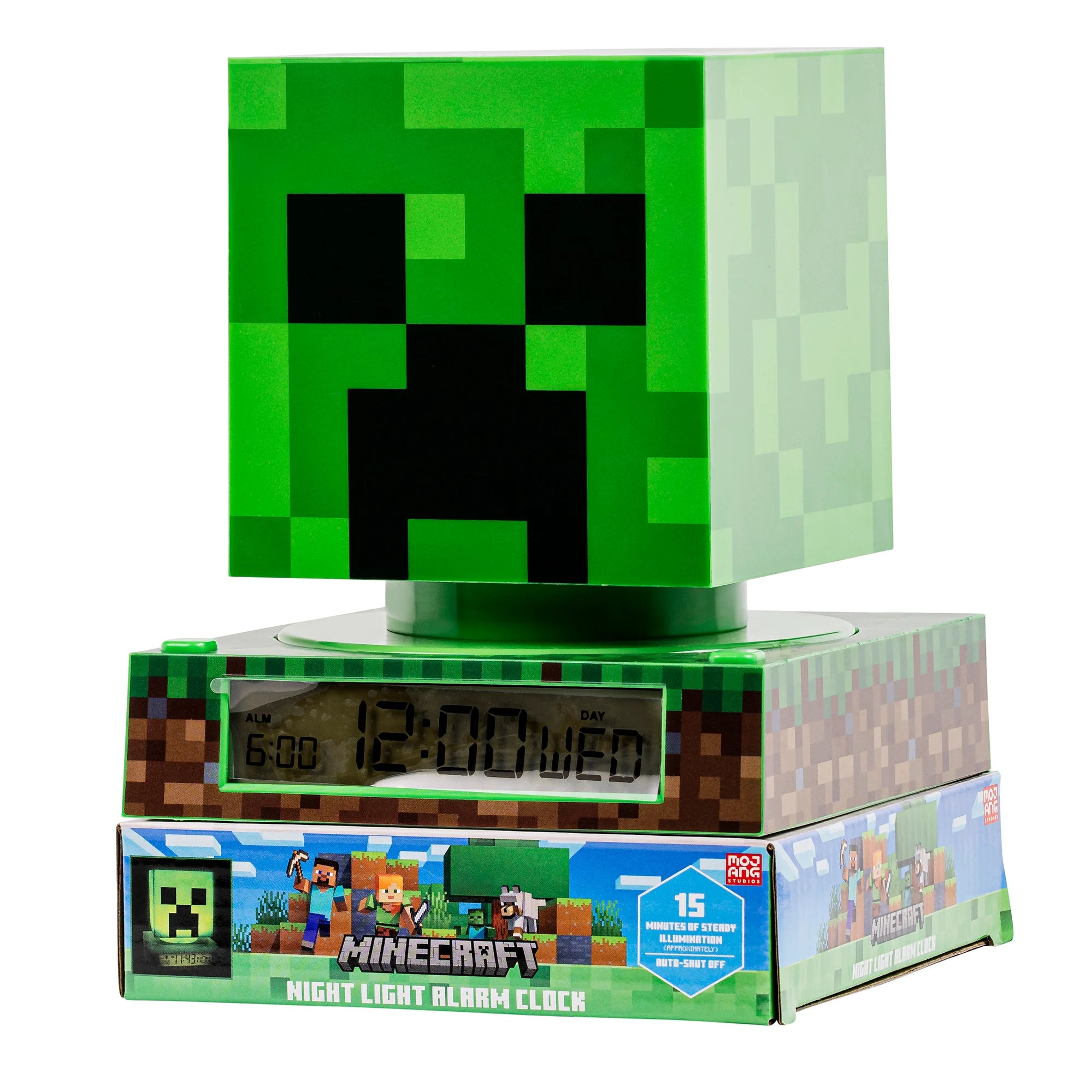 MINECRAFT - Creeper - 3D Alarm Clock