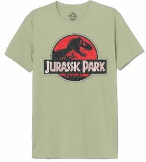 JURASSIC PARK - Grunge logo jurassic - T-Shirt Homme (S)