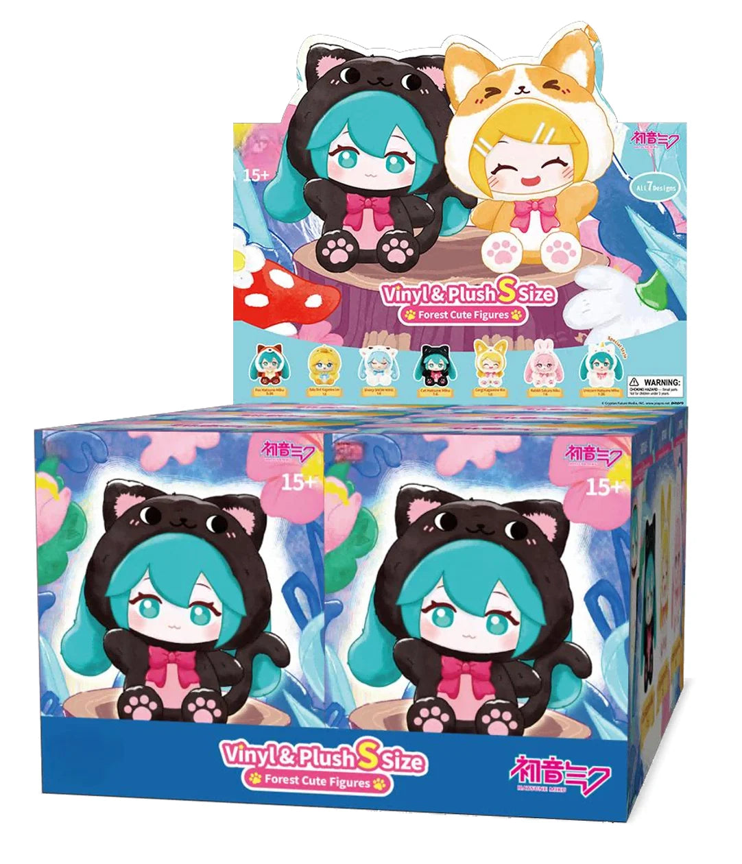 HATSUNE MIKU - Forest Cute - Blind Box Vinyl Plush (6pcs) 15cm