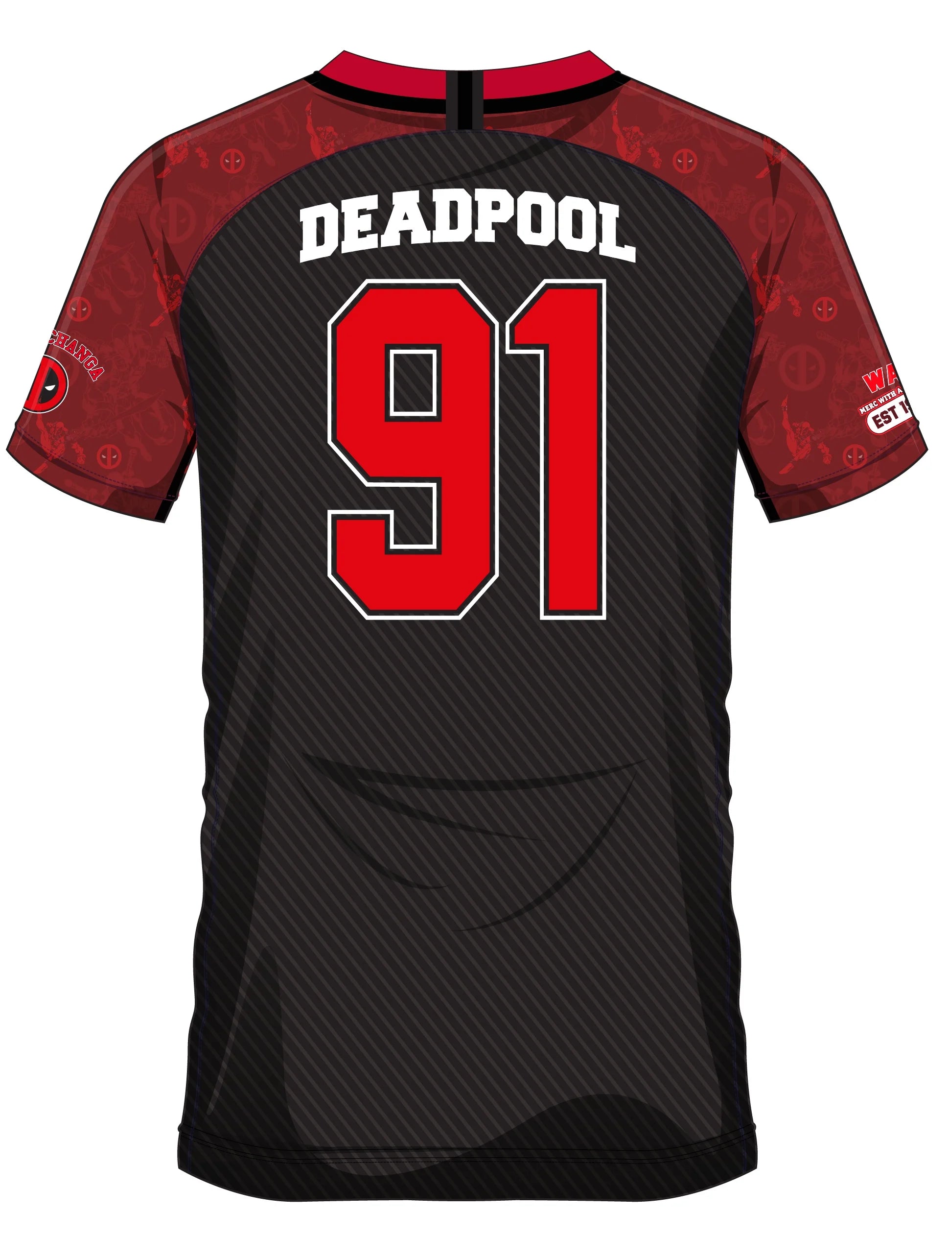 MARVEL - Deadpool 91 - Soccer Jersey Men (S)