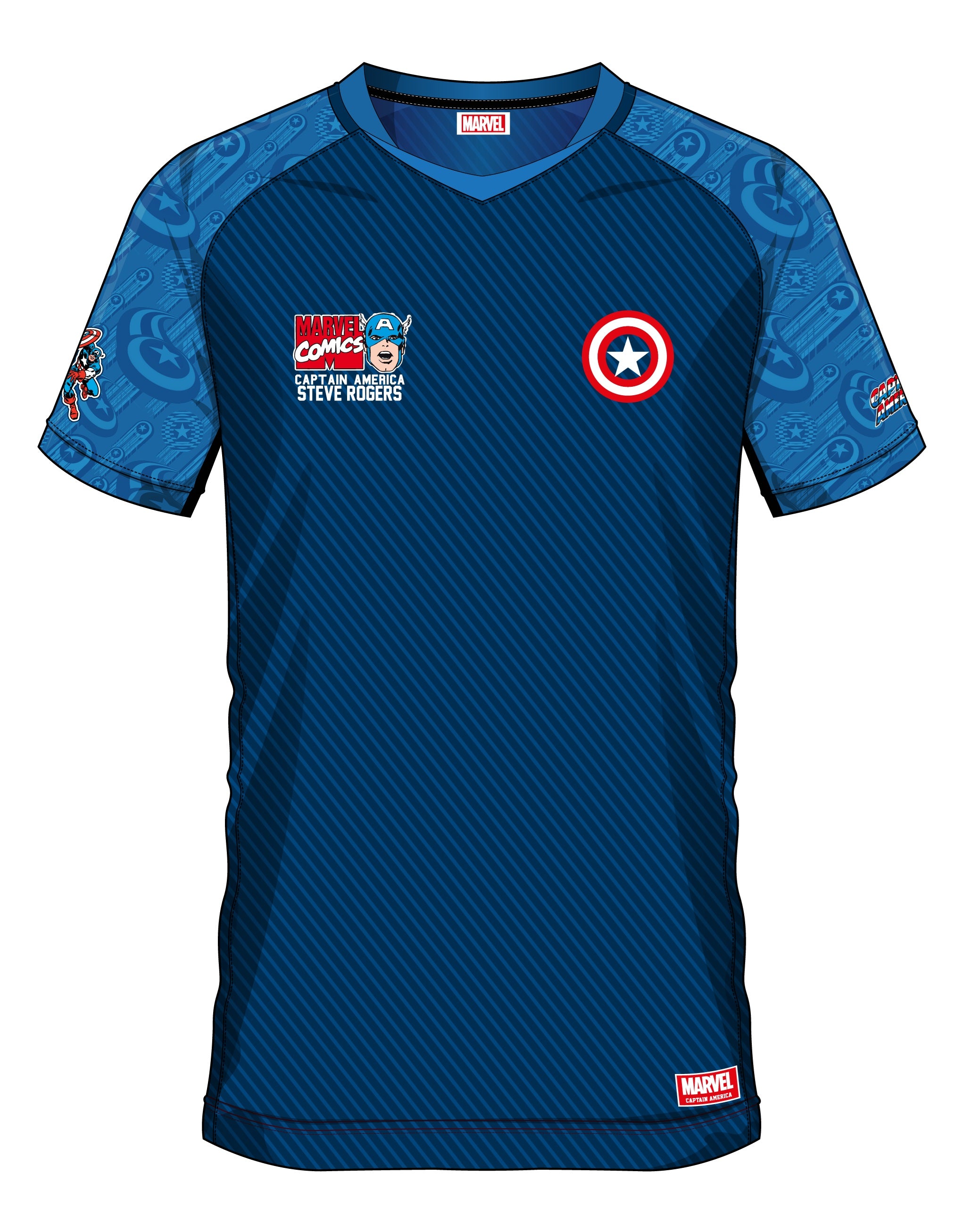MARVEL - Captain America 41 - Soccer Jersey Men (S)