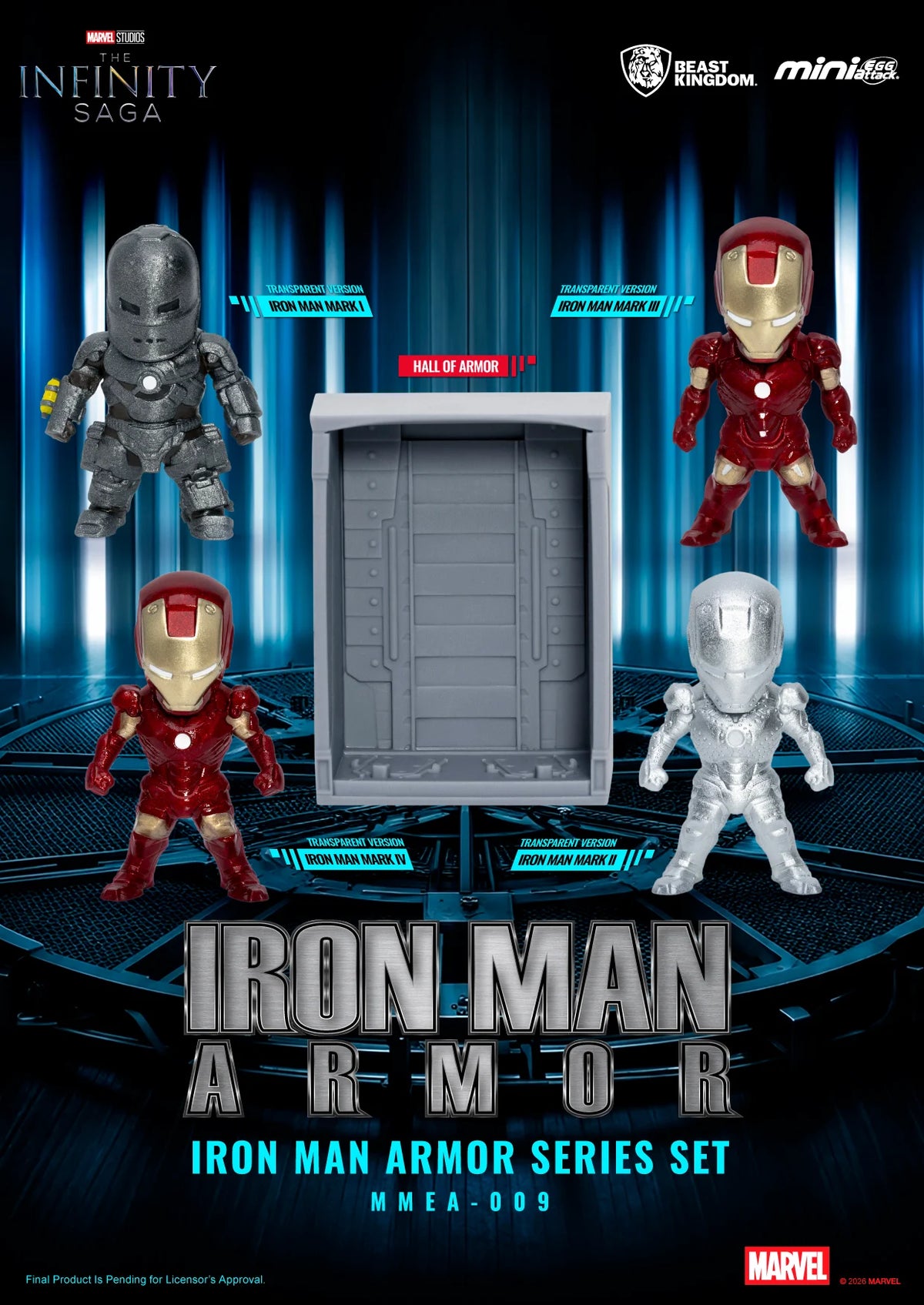 IRON MAN - Armor Series - Blind Box Set 12 Figure 5.1cm
