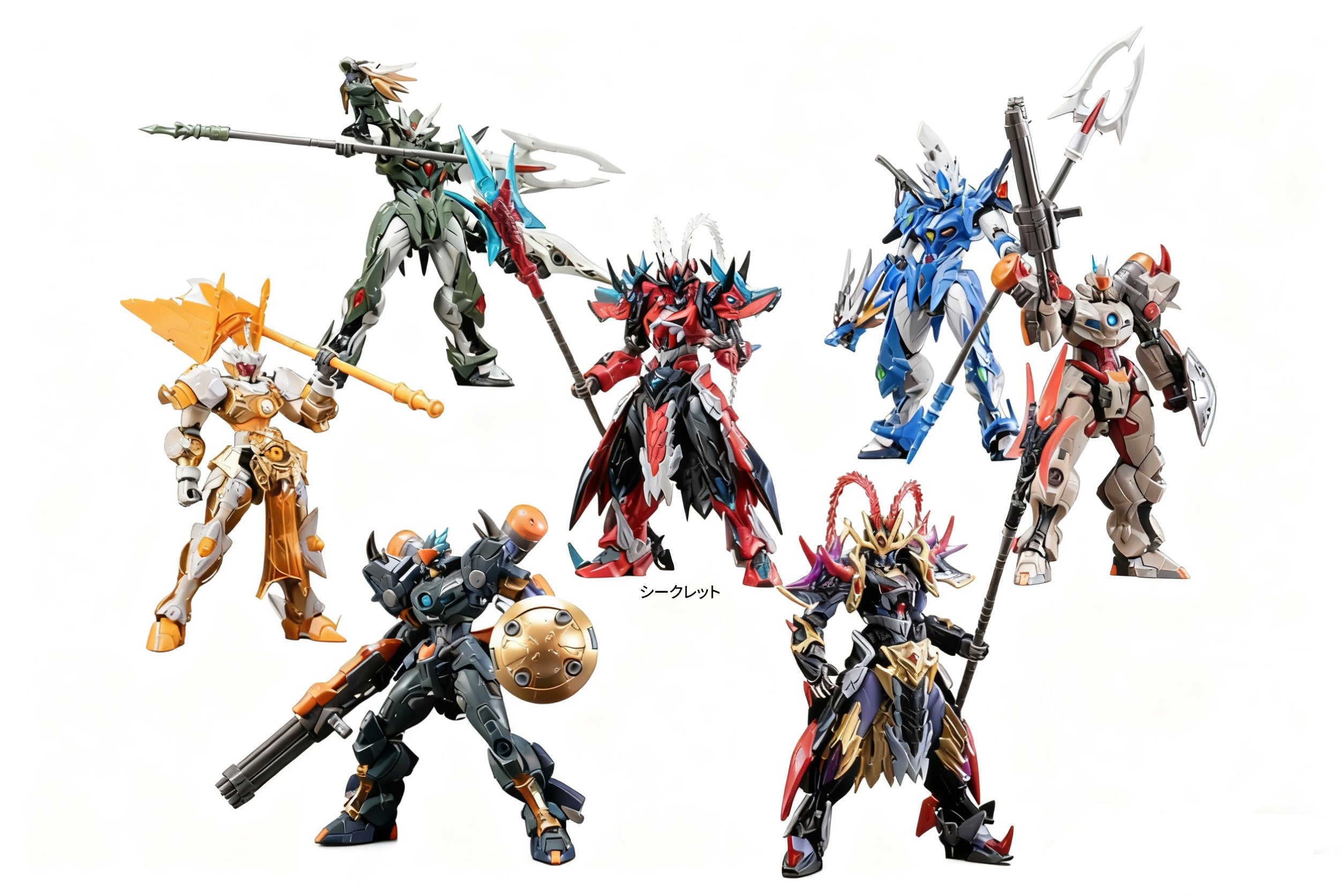 I AM GREAT HERO - Trading Plastic Model Kit BLIND BOX (6pcs) - 13.5cm