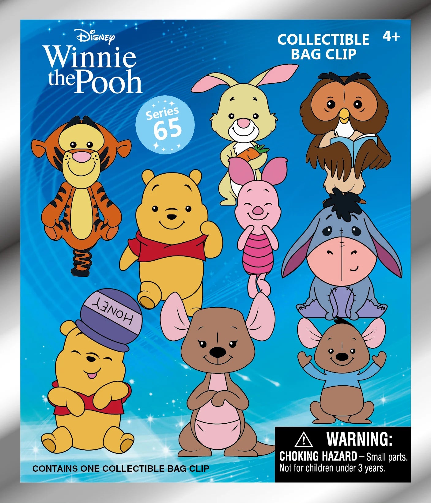 WINNIE THE POOH - Series 2 - 3D Foam Bag Clip (Display 24 Pcs)