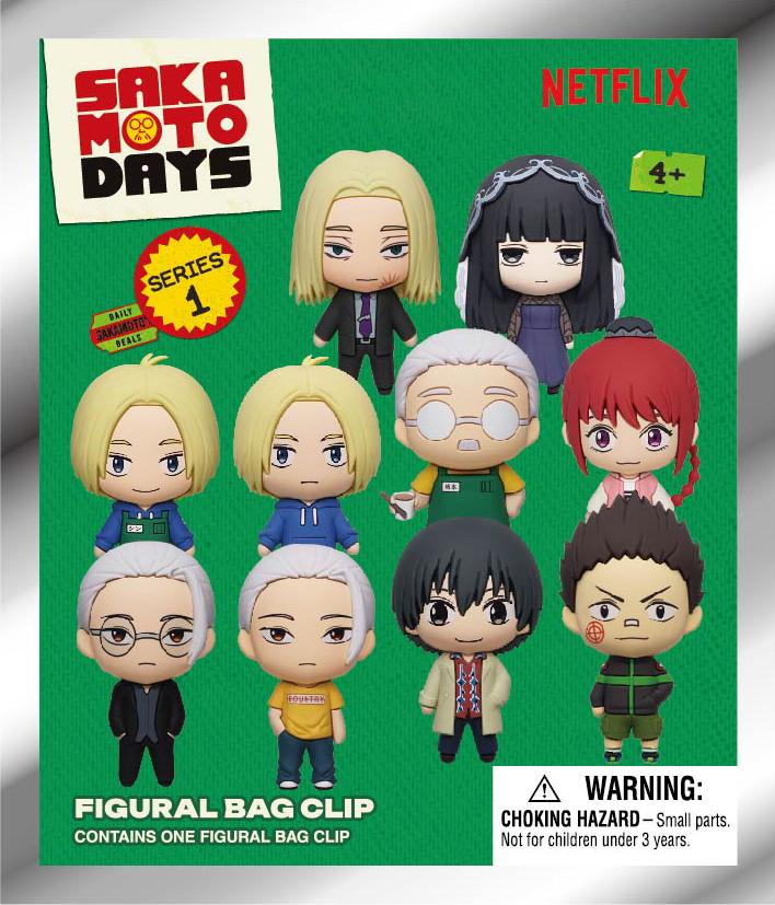 SAKAMOTO DAYS - Series 1 - 3D Foam Bag Clip (Display 24 Pcs)