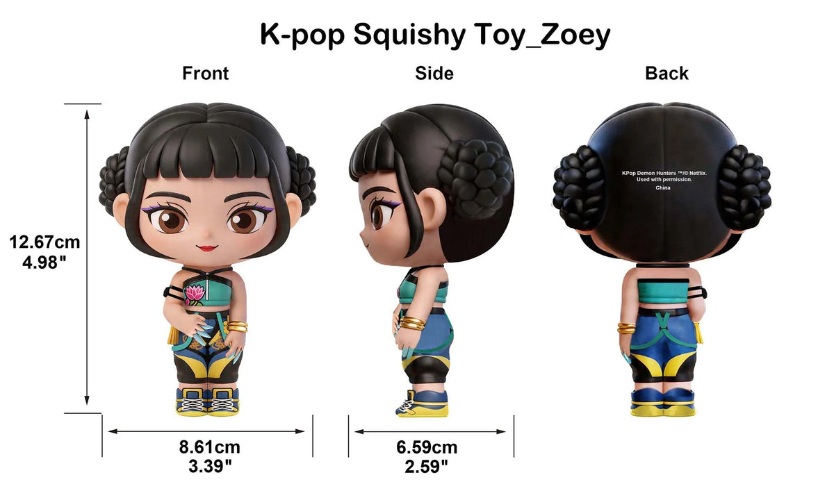 K-POP DEMON HUNTERS - Blind Box Squiqhy Display (Display 6 Pcs)